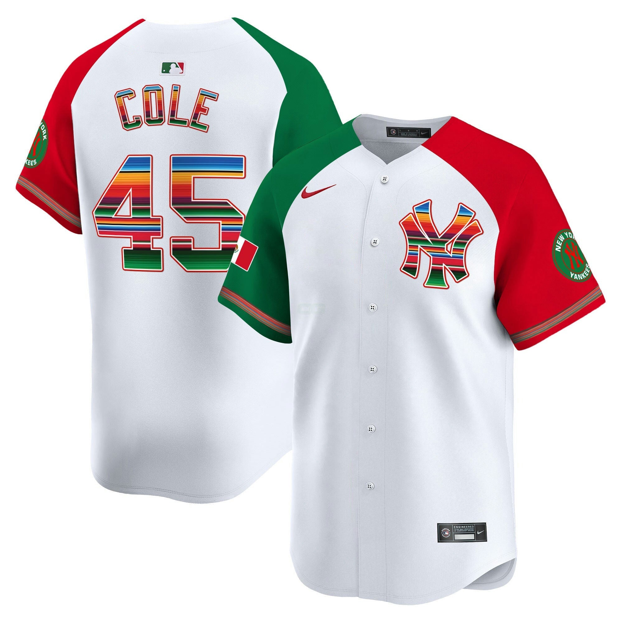 Camisa MLB Men’s New York Mexico Vapor Premier Limited Jersey