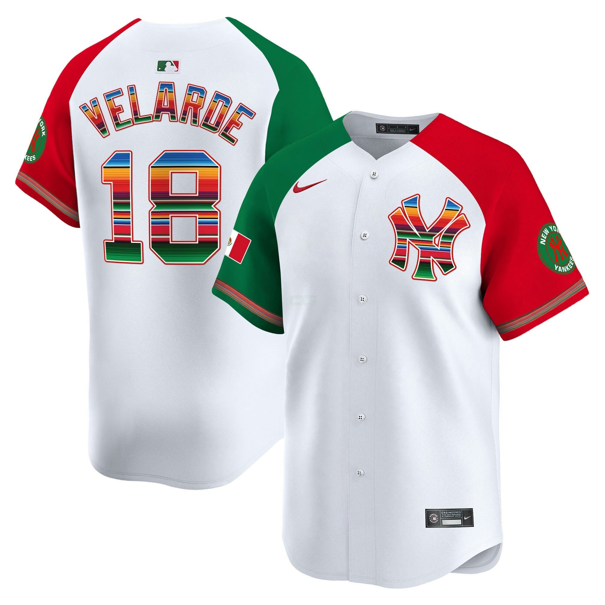 Camisa MLB Men’s New York Mexico Vapor Premier Limited Jersey