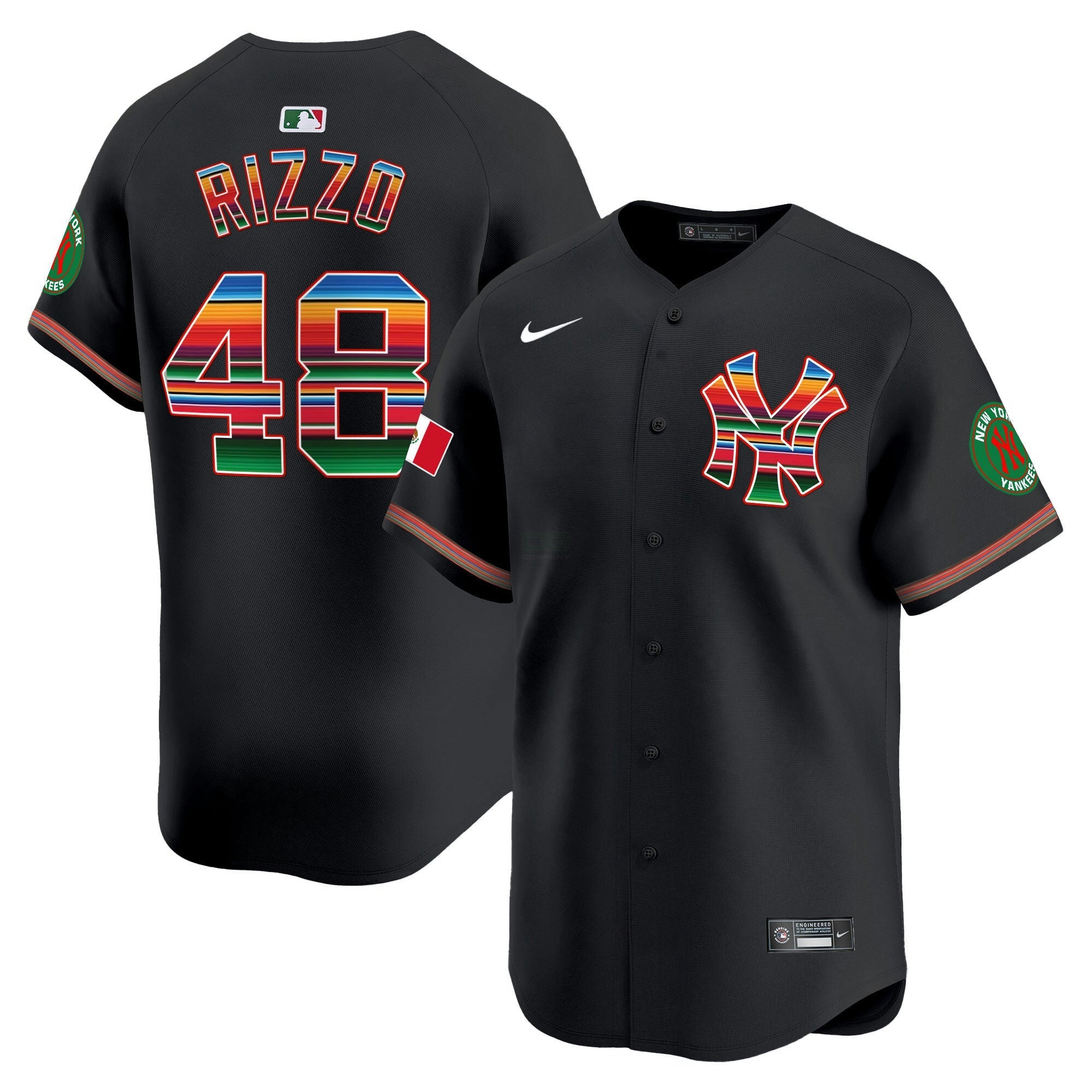 Camisa MLB Men’s New York Mexico Vapor Premier Limited Jersey