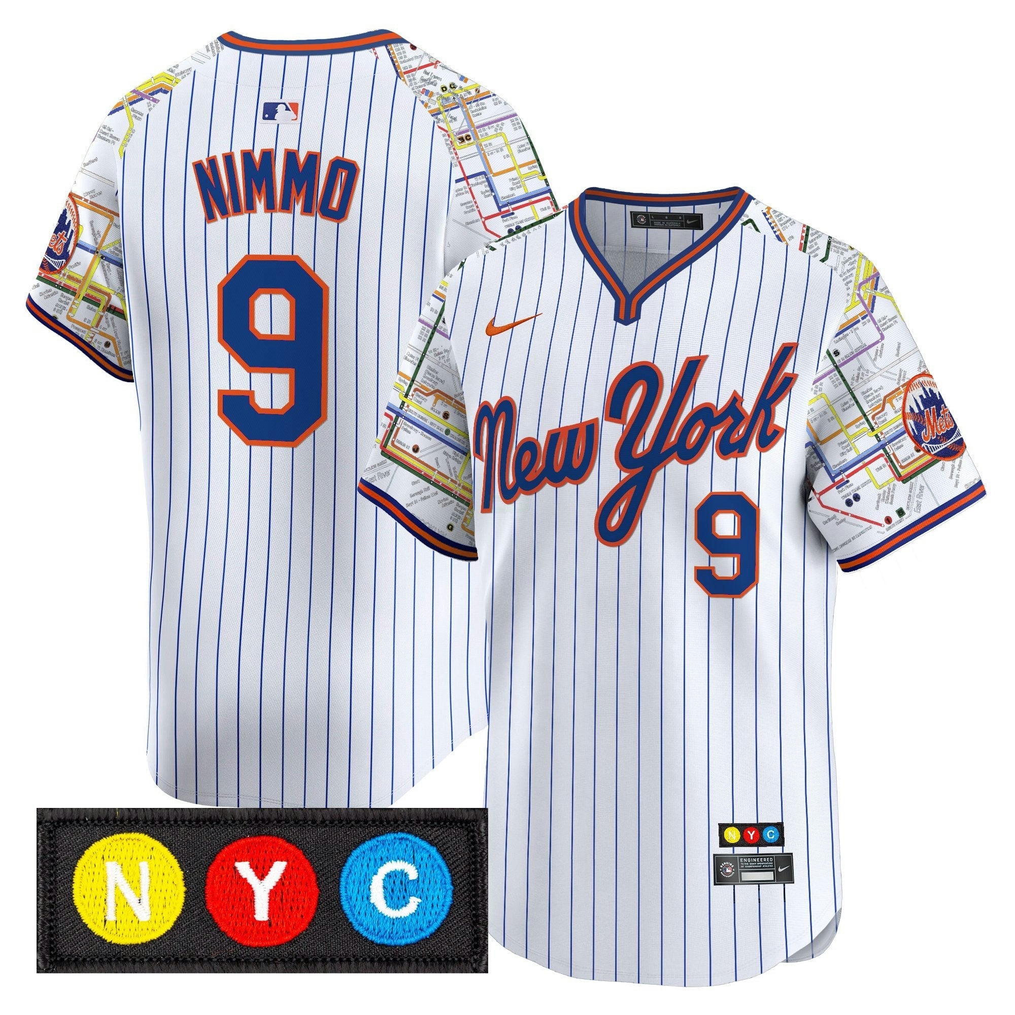 Camisa MLB Men’s New York Subway Style Vapor Premier Limited Jersey – Stitched