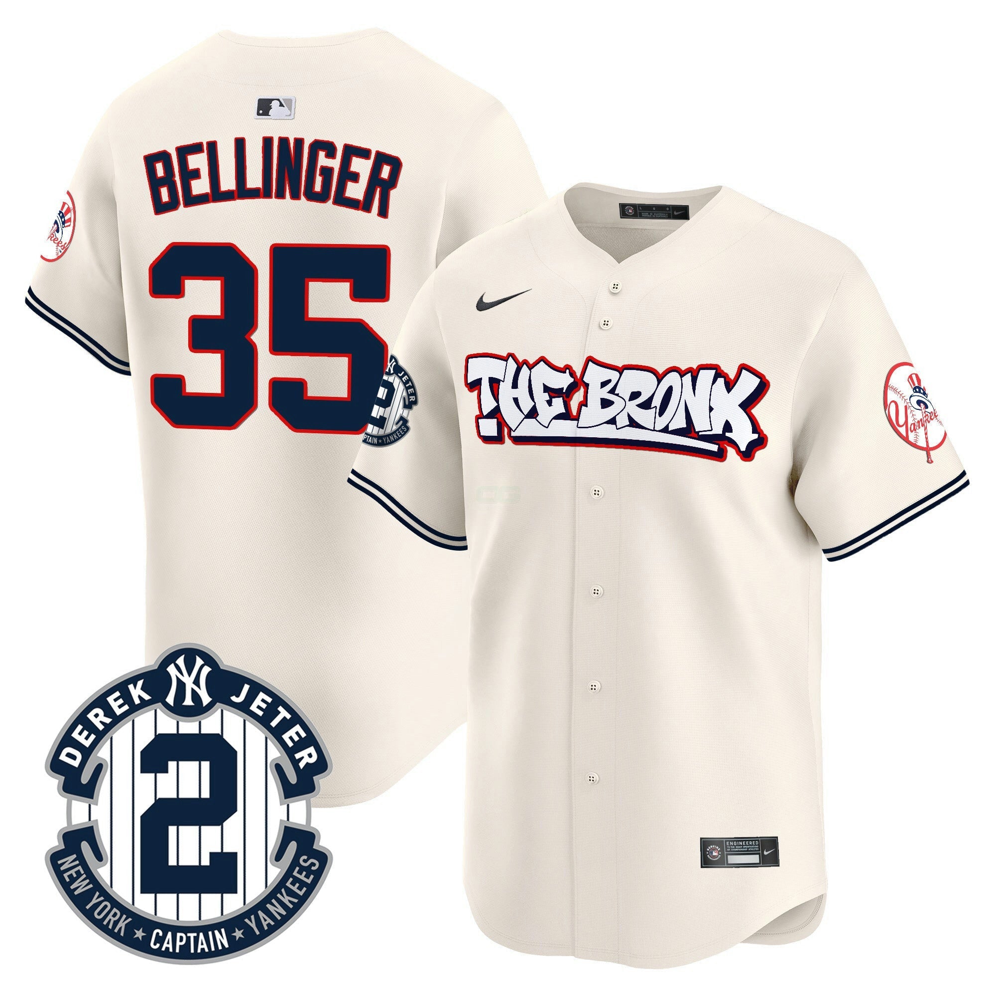 Camisa MLB Men’s New York The Bronx Graffiti Vapor Premier Limited Jersey V2