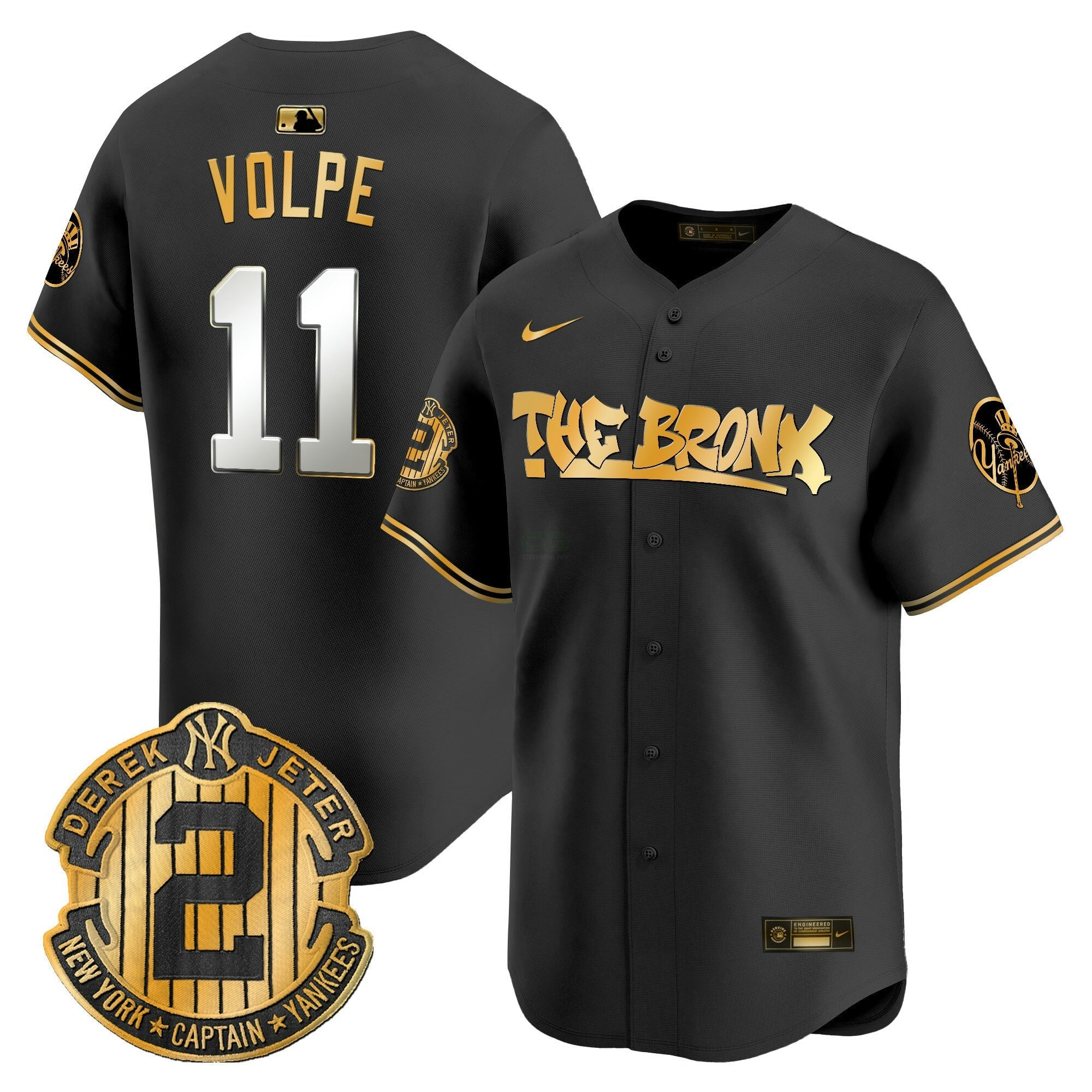 Camisa MLB Men’s New York The Bronx Graffiti Vapor Premier Limited Jersey V5