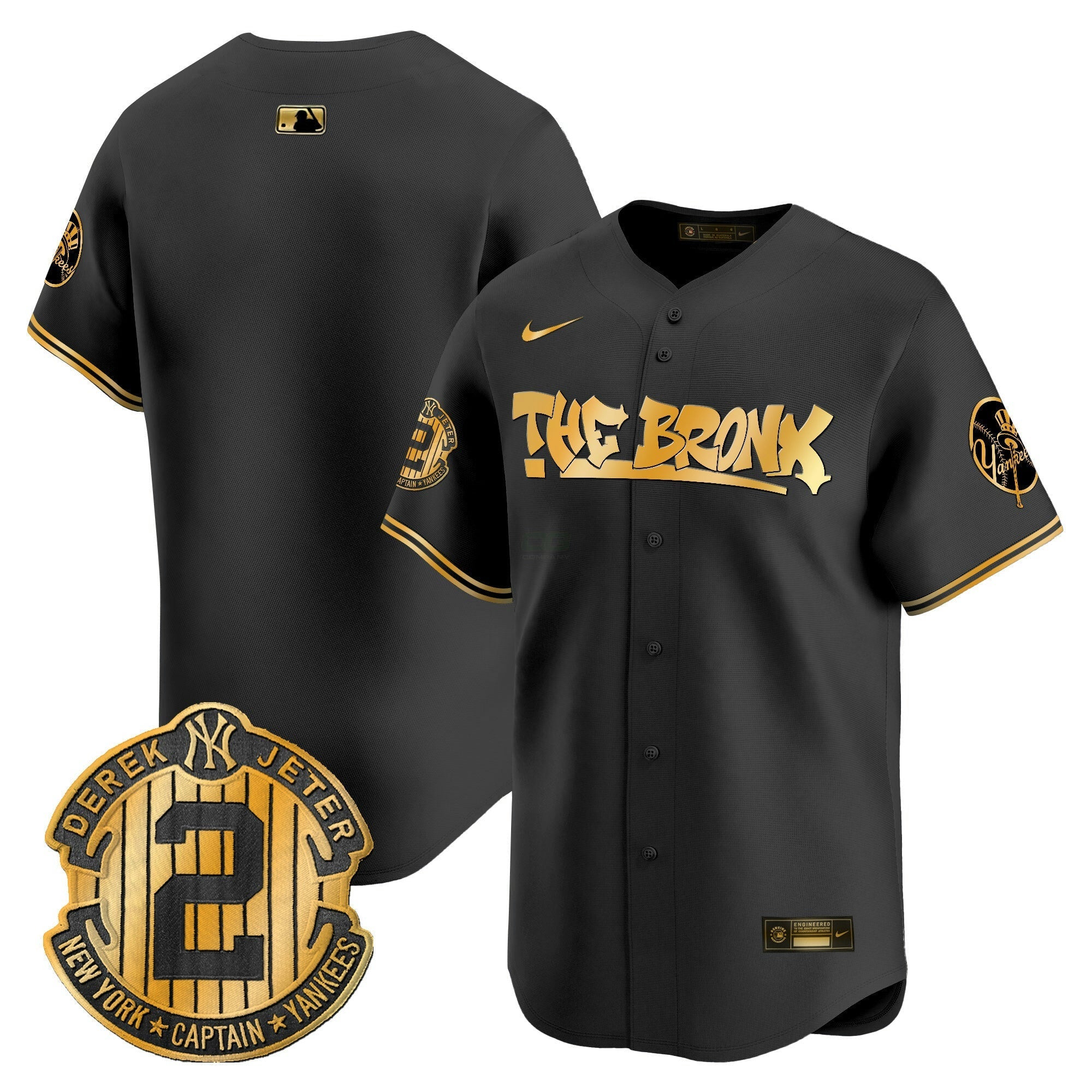 Camisa MLB Men’s New York The Bronx Graffiti Vapor Premier Limited Jersey V5