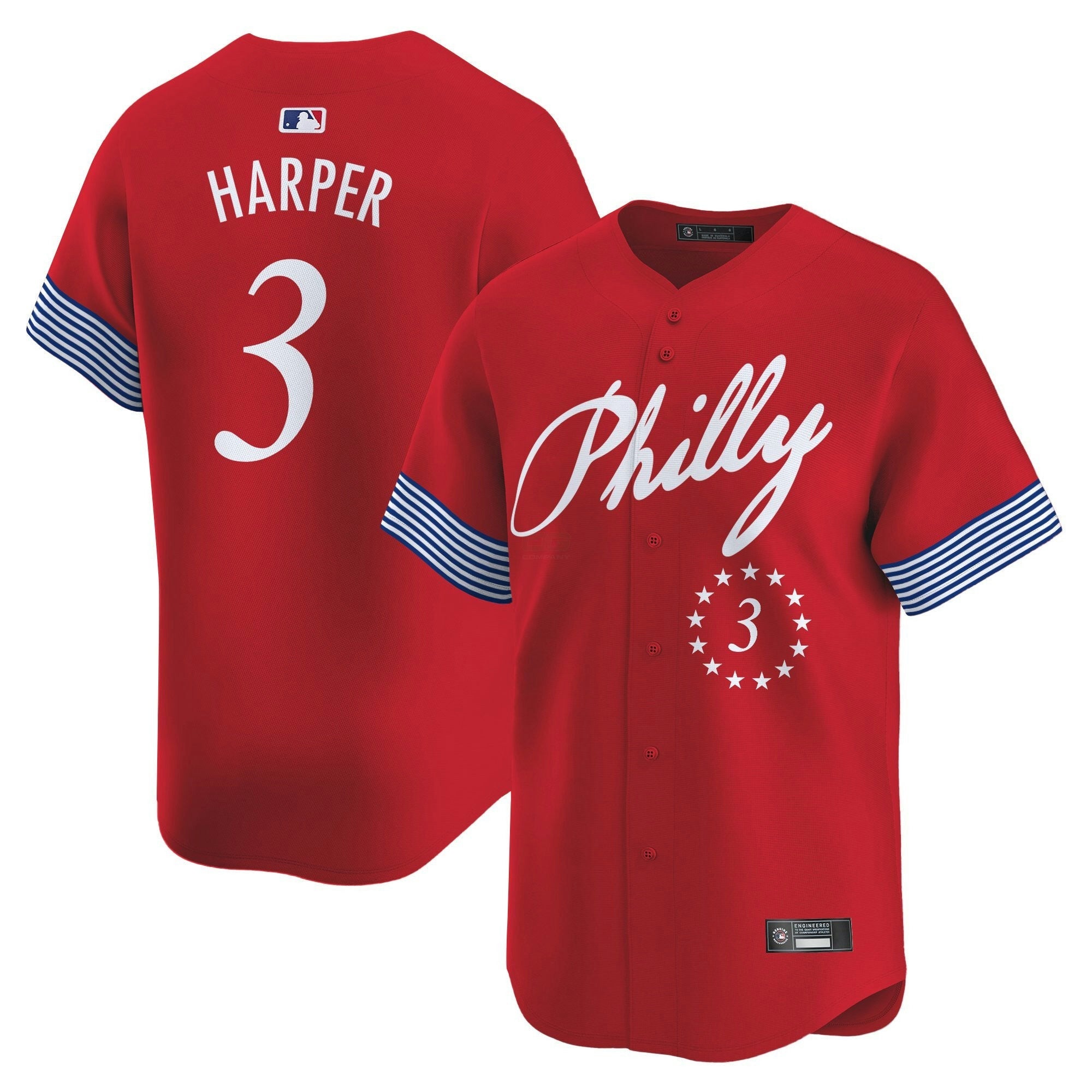 Camisa MLB Men’s Philadelphia 2025 Independence Day Vapor Premier Limited Jersey V2
