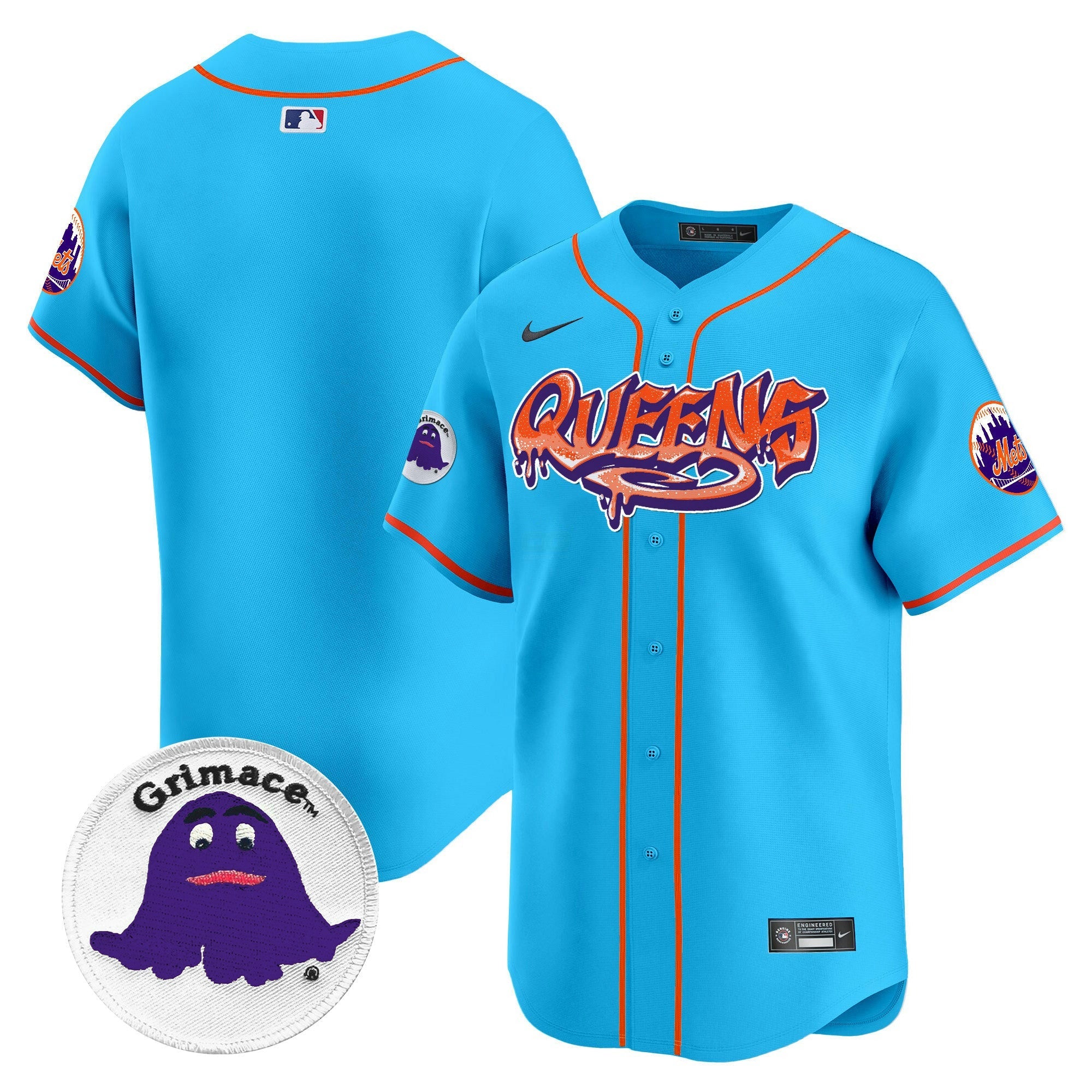 Camisa MLB Men’s Queens Graffiti Vapor Premier Limited Jersey