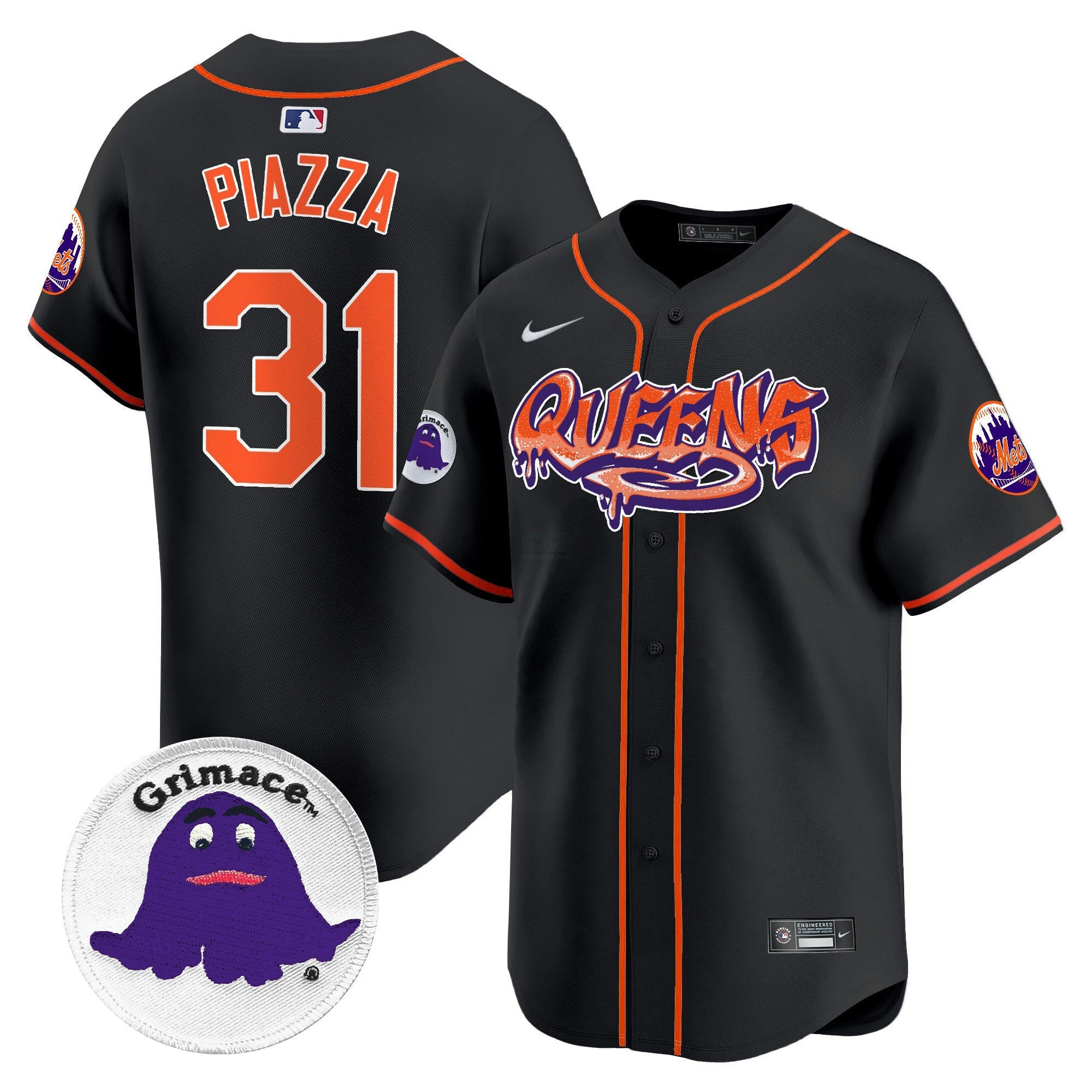 Camisa MLB Men’s Queens Graffiti Vapor Premier Limited Jersey