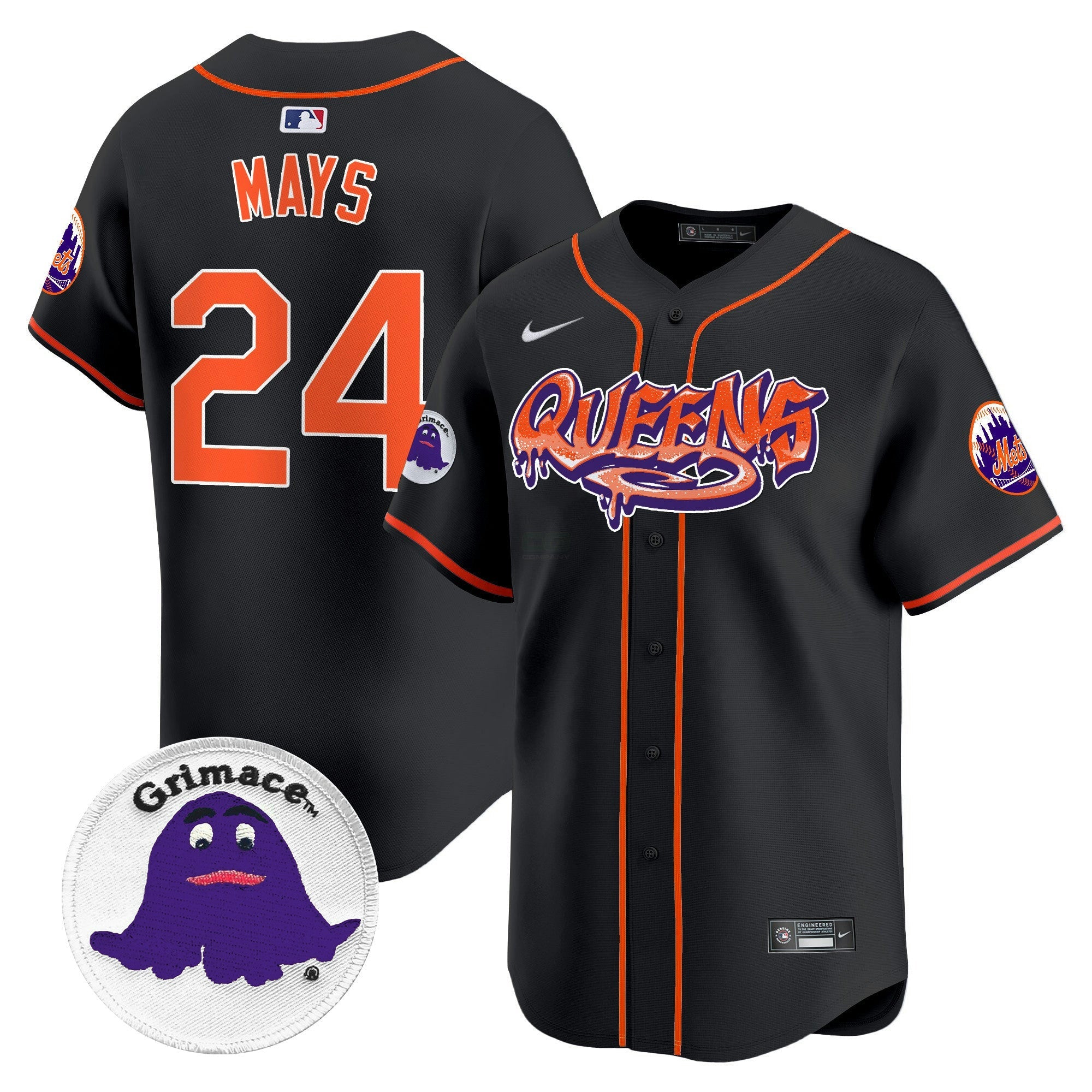 Camisa MLB Men’s Queens Graffiti Vapor Premier Limited Jersey