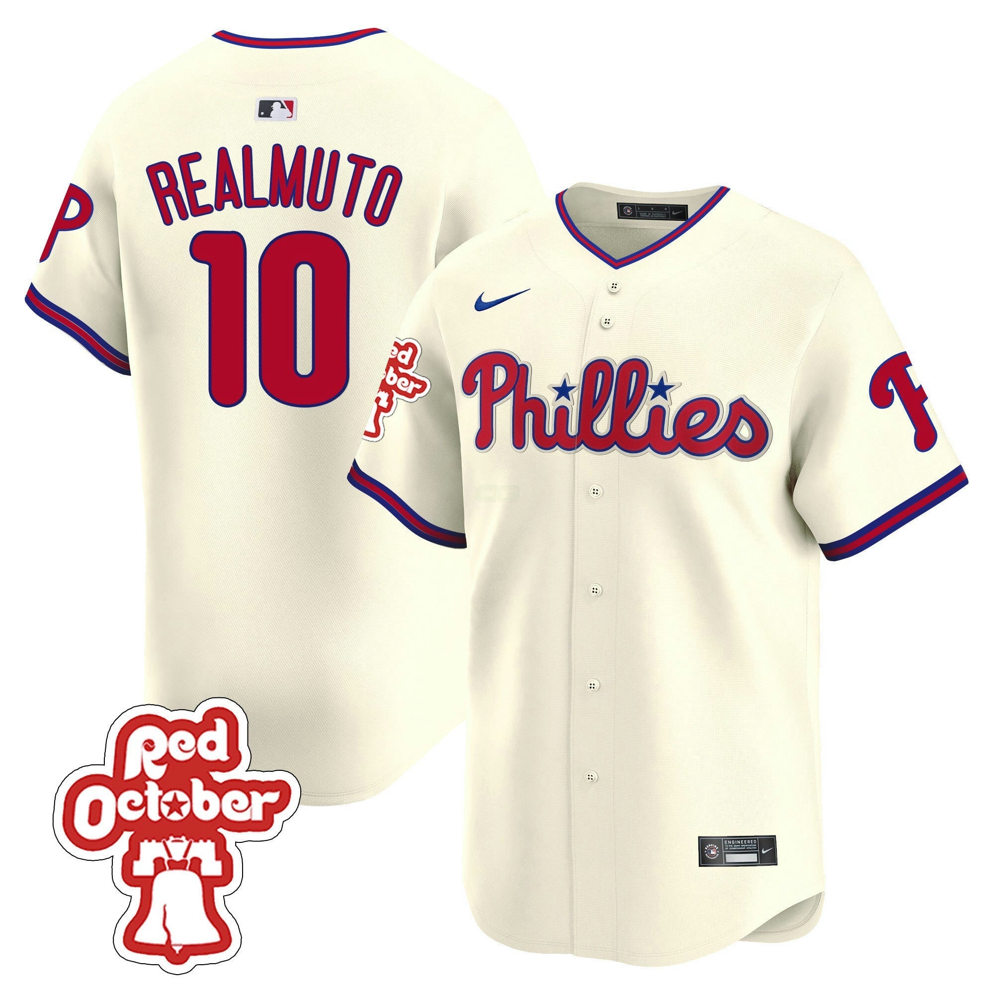 Camisa MLB Men’s Red Octorber Patch Vapor Premier Limited Jersey