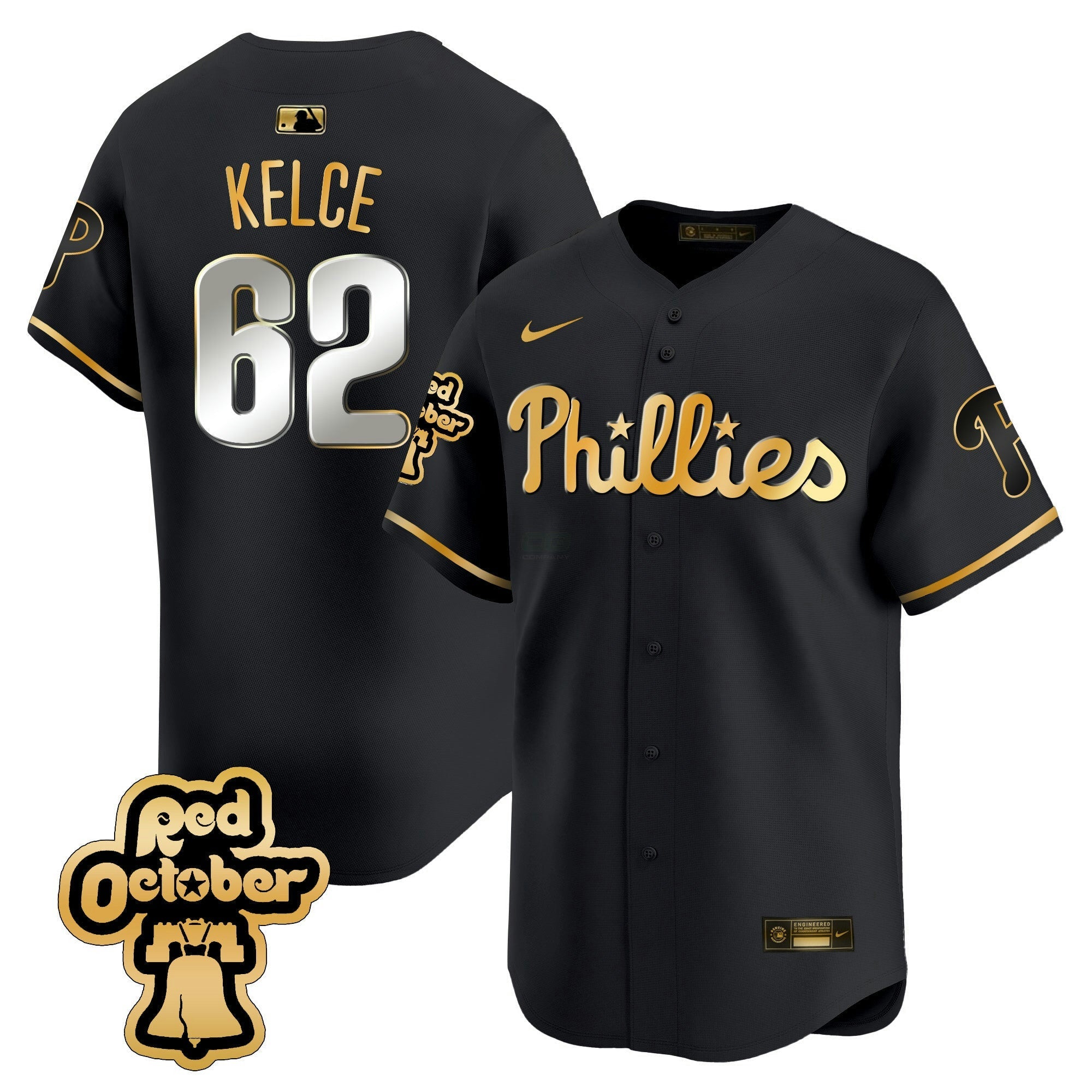 Camisa MLB Men’s Red Octorber Patch Vapor Premier Limited Jersey