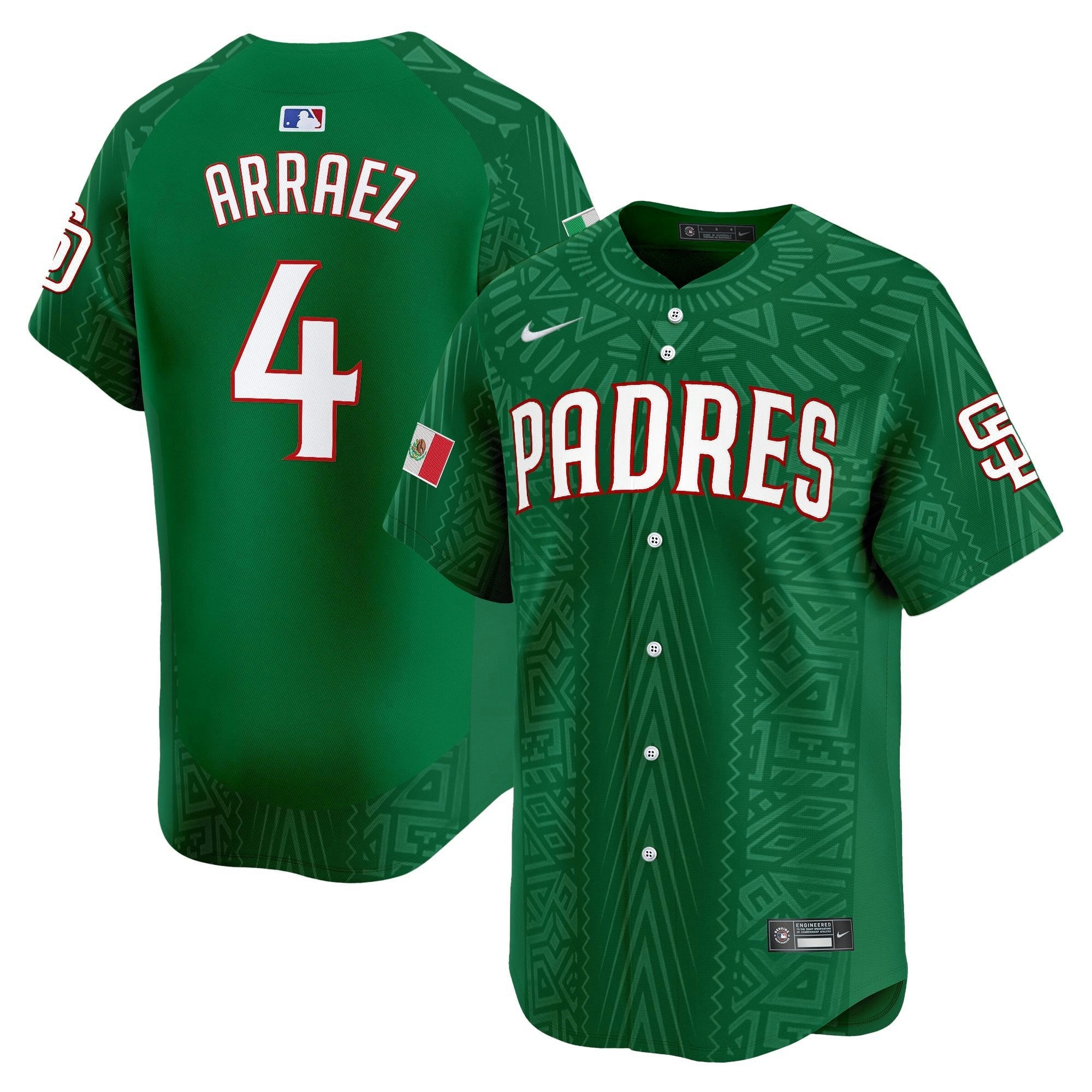 Camisa MLB Men’s San Diego 2025 Mexican Heritage Vapor Premier Limited Jersey – Stitched