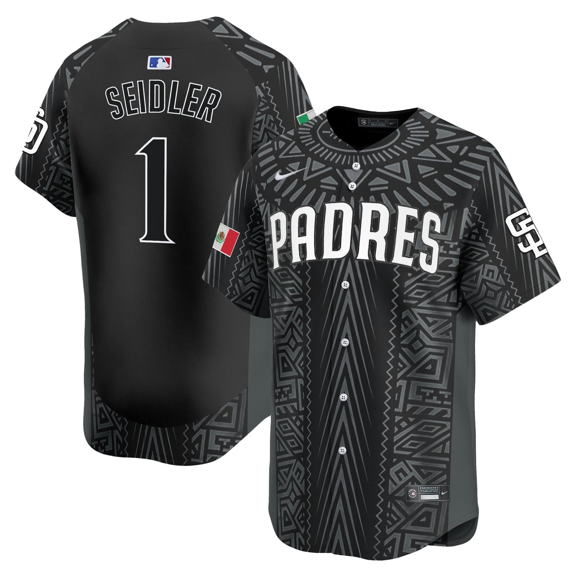 Camisa MLB Men’s San Diego 2025 Mexican Heritage Vapor Premier Limited Jersey – Stitched