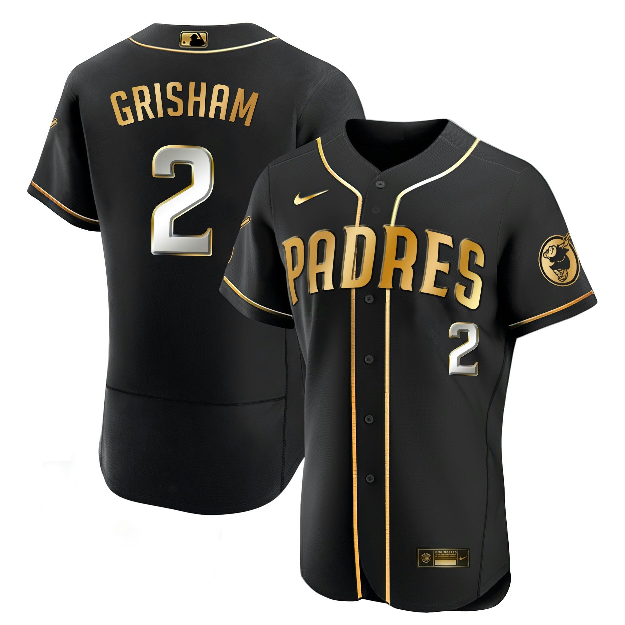 Camisa MLB Men’s San Diego Black Limited Jersey
