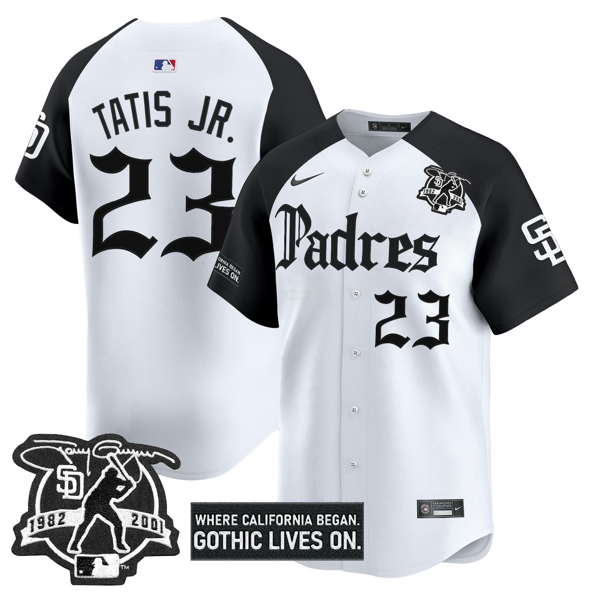 Camisa MLB Men’s San Diego ‘Gothic Edition’ Vapor Premier Limited Jersey V2