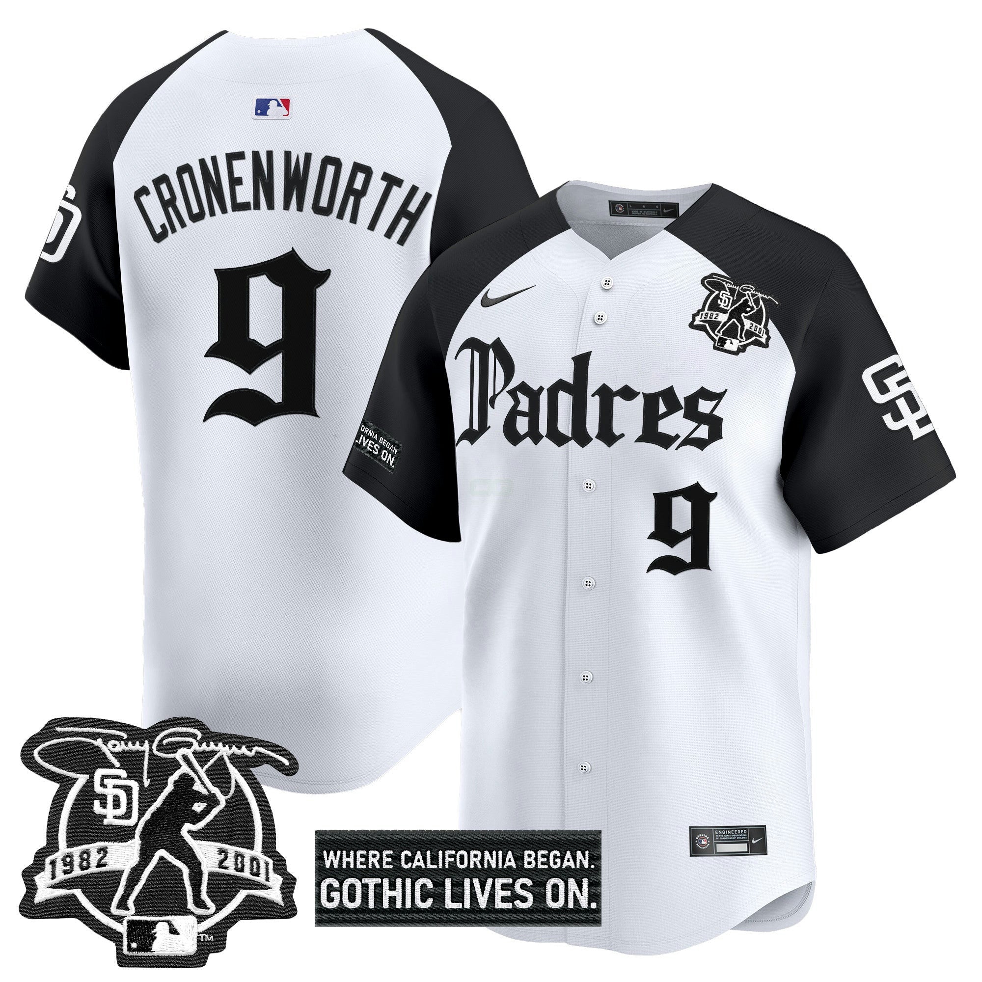 Camisa MLB Men’s San Diego ‘Gothic Edition’ Vapor Premier Limited Jersey V2