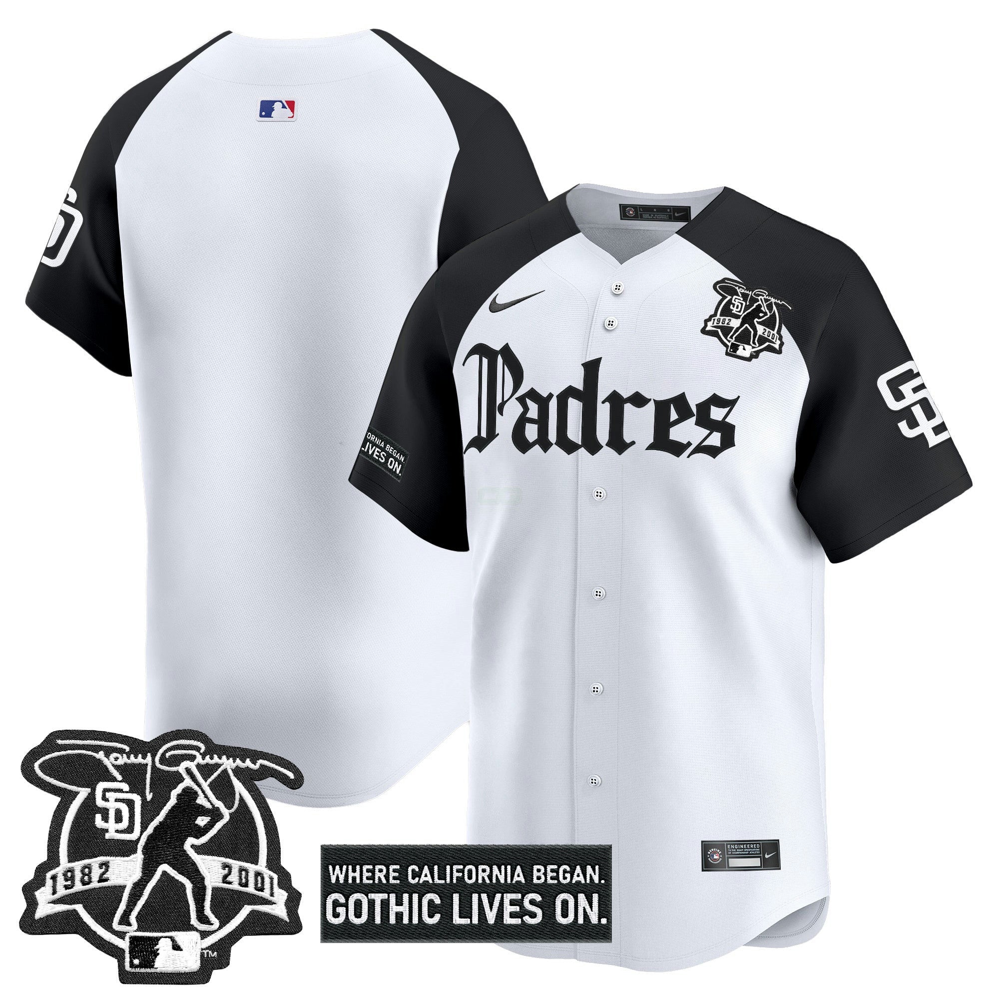 Camisa MLB Men’s San Diego ‘Gothic Edition’ Vapor Premier Limited Jersey V2