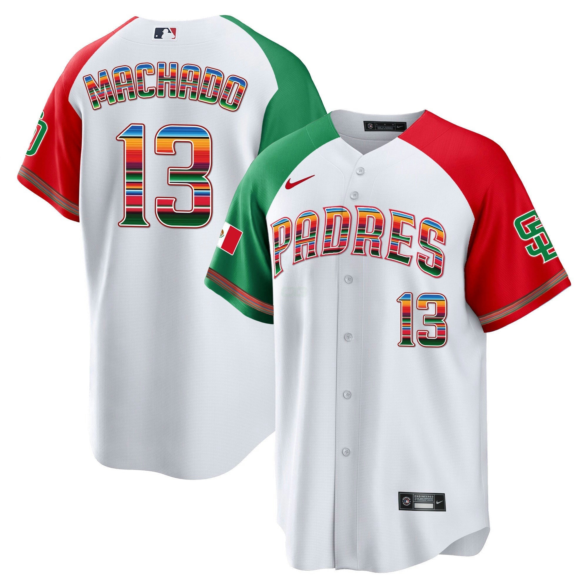 Camisa MLB Men’s San Diego Mexico Cool Base Limited Jersey