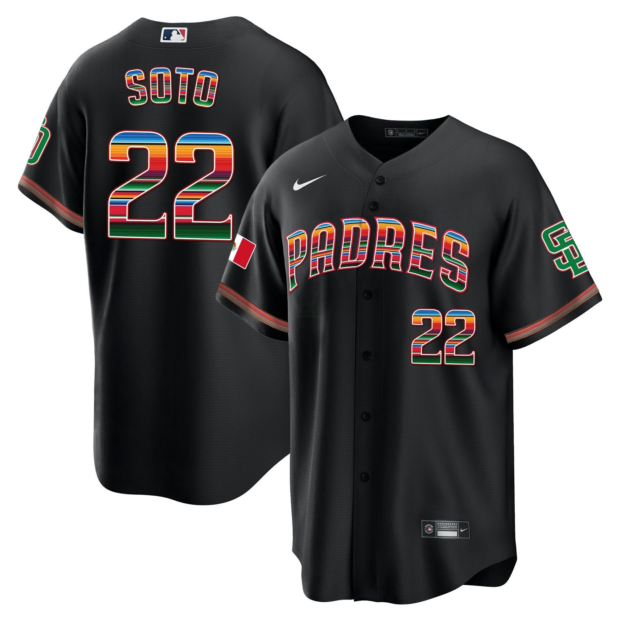 Camisa MLB Men’s San Diego Mexico Cool Base Limited Jersey