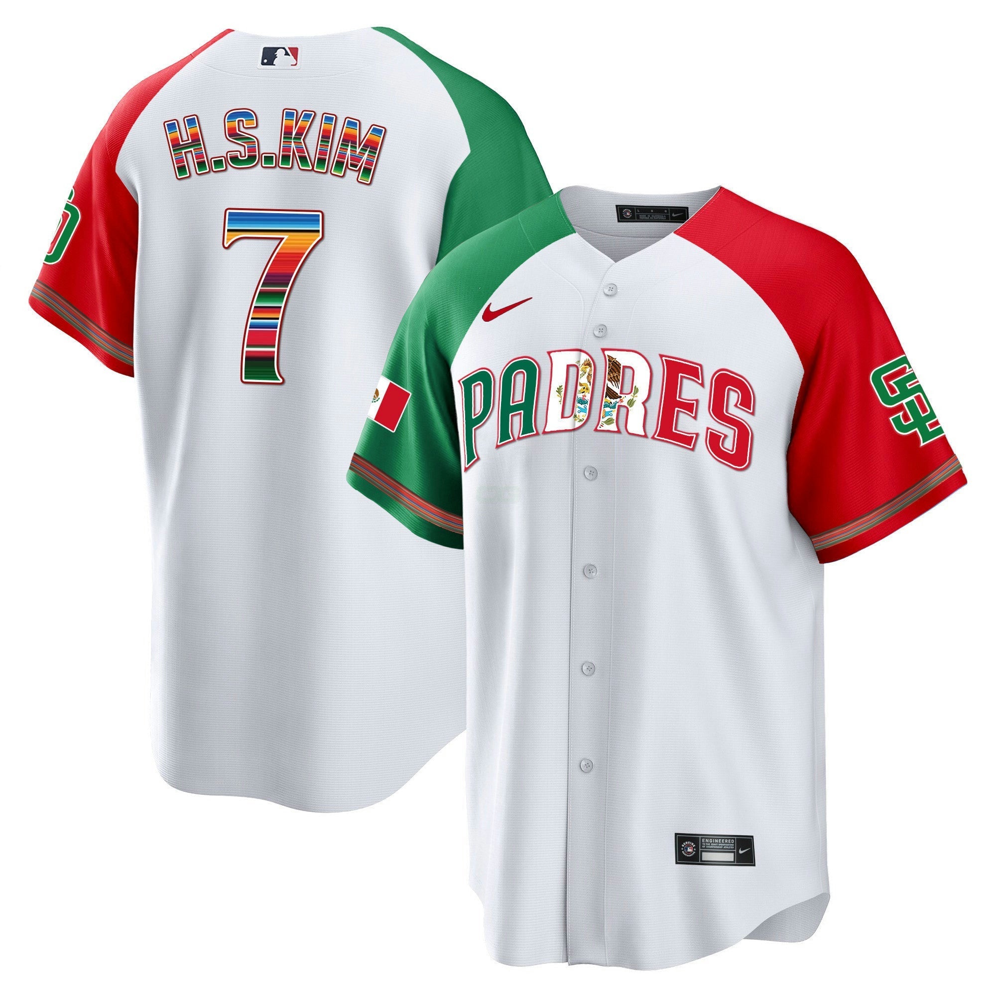 Camisa MLB Men’s San Diego Mexico Cool Base Limited Jersey V2