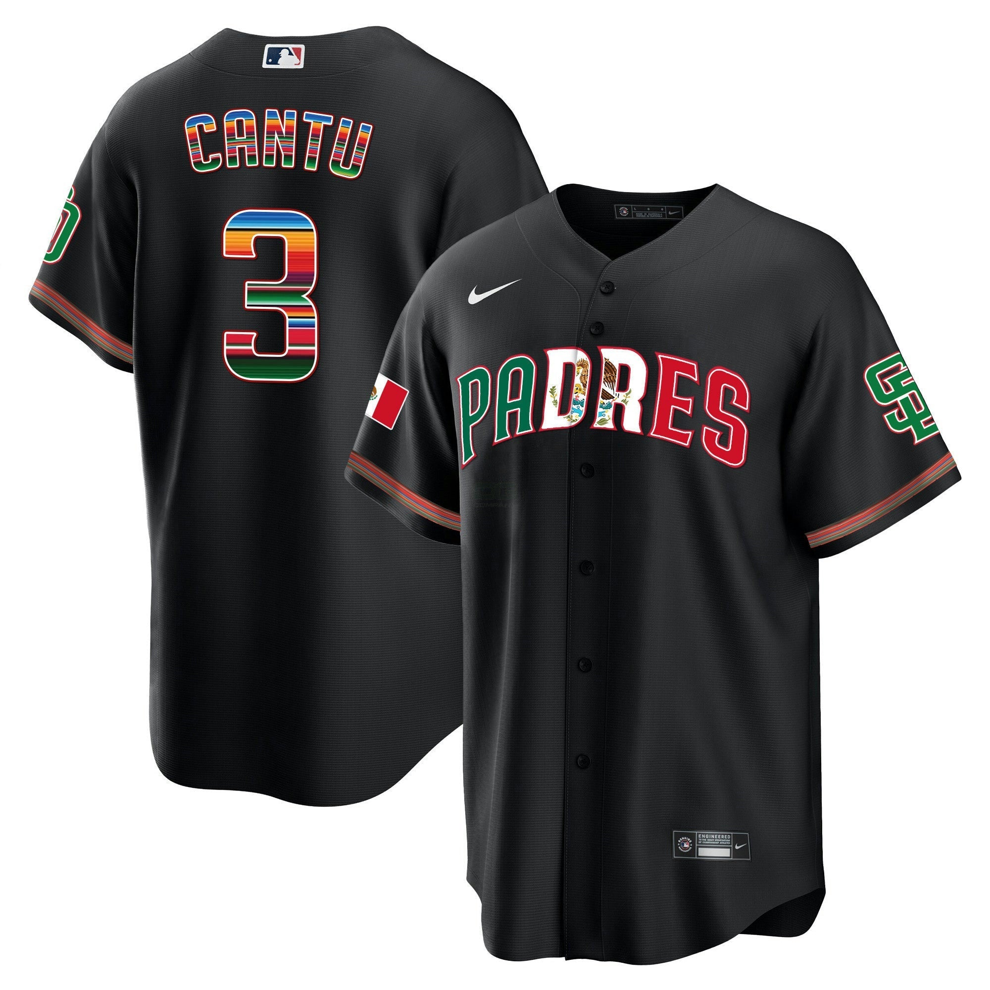 Camisa MLB Men’s San Diego Mexico Cool Base Limited Jersey V2