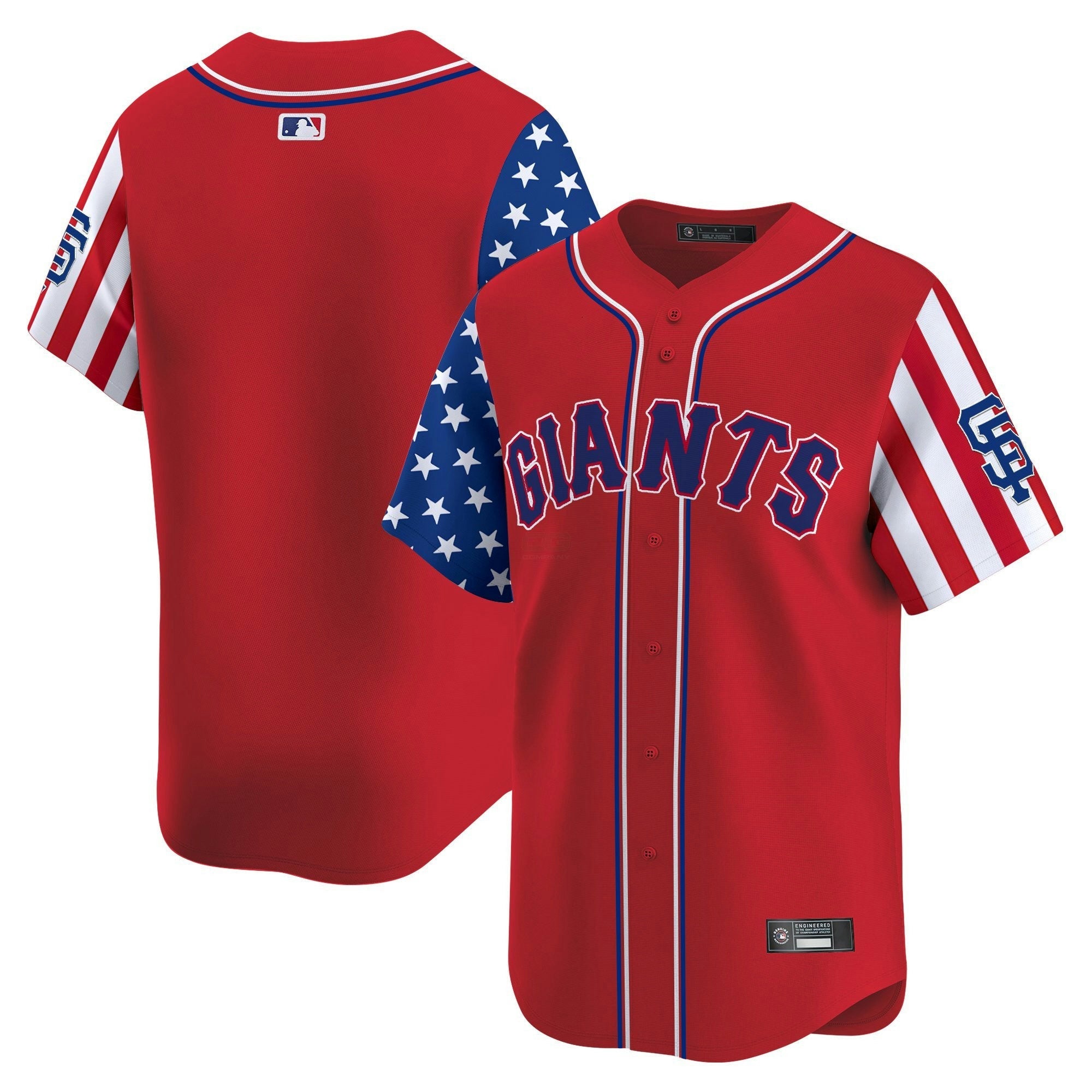 Camisa MLB Men’s San Francisco 2025 Independence Day Vapor Premier Limited Jersey