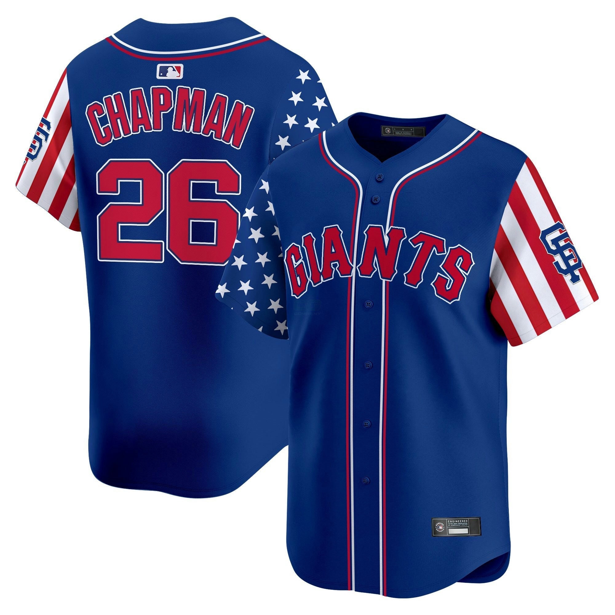 Camisa MLB Men’s San Francisco 2025 Independence Day Vapor Premier Limited Jersey
