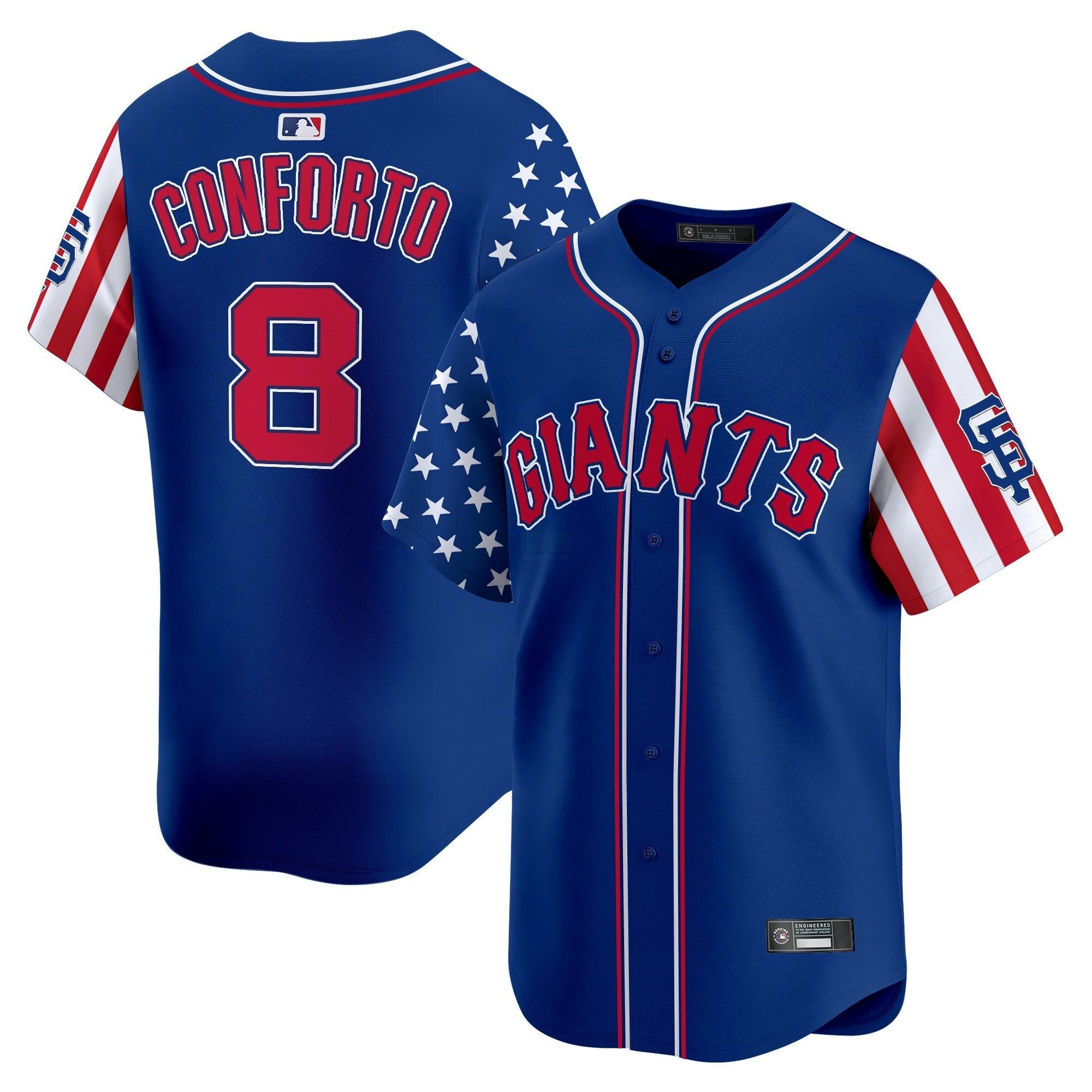 Camisa MLB Men’s San Francisco 2025 Independence Day Vapor Premier Limited Jersey