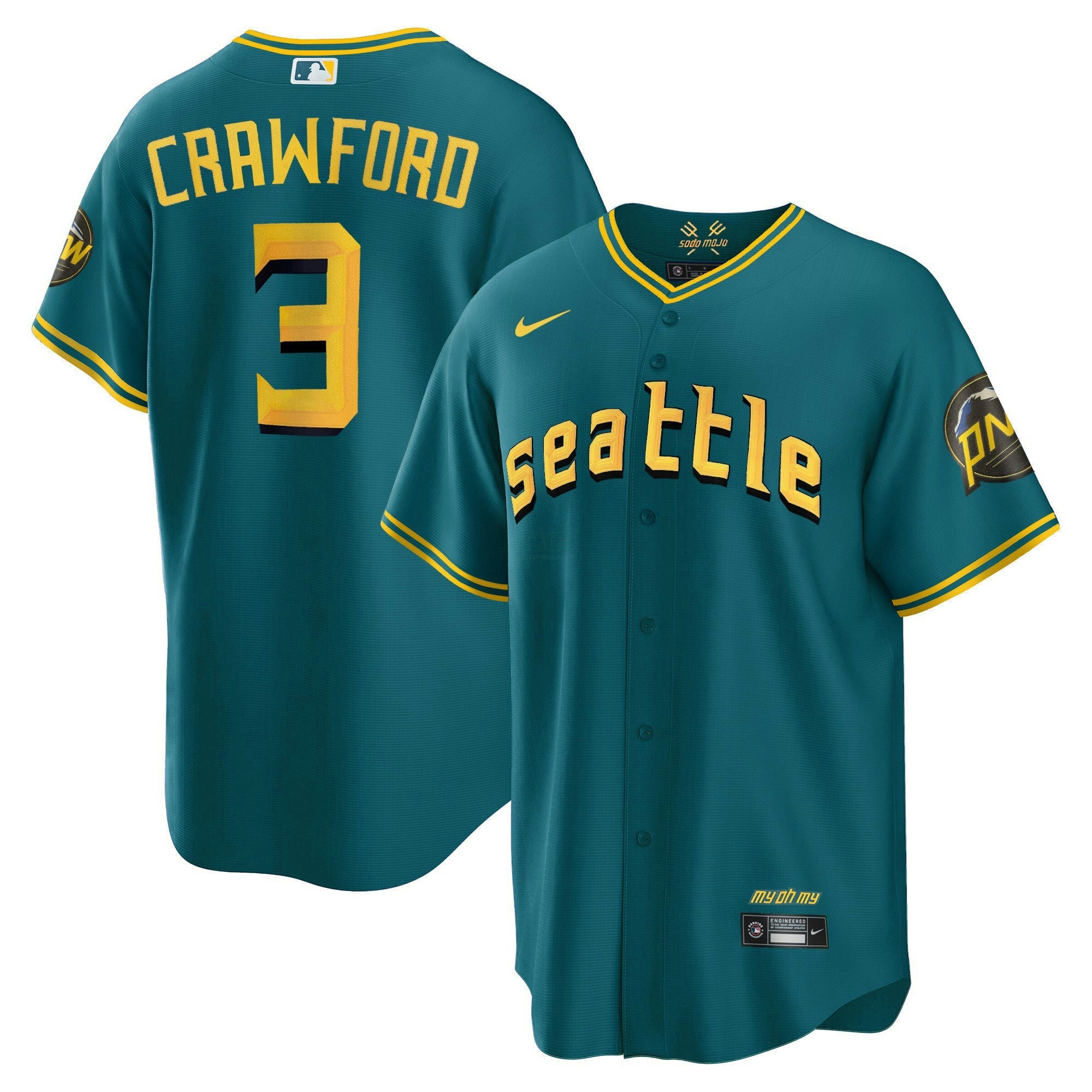 Camisa MLB Men’s Seattle City Connect Vapor Premier Limited Jersey