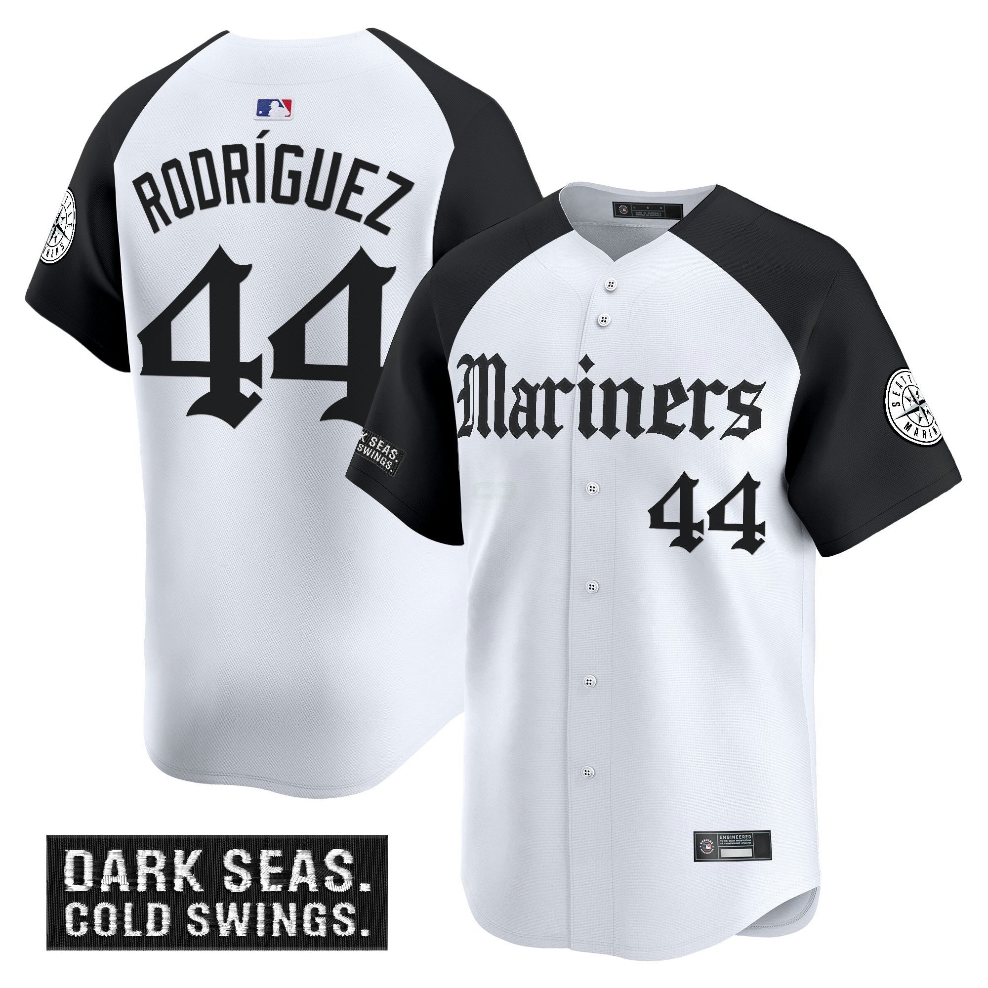 Camisa MLB Men’s Seattle ‘Deep Sea Gothic Edition’ Vapor Premier Limited Jersey V2