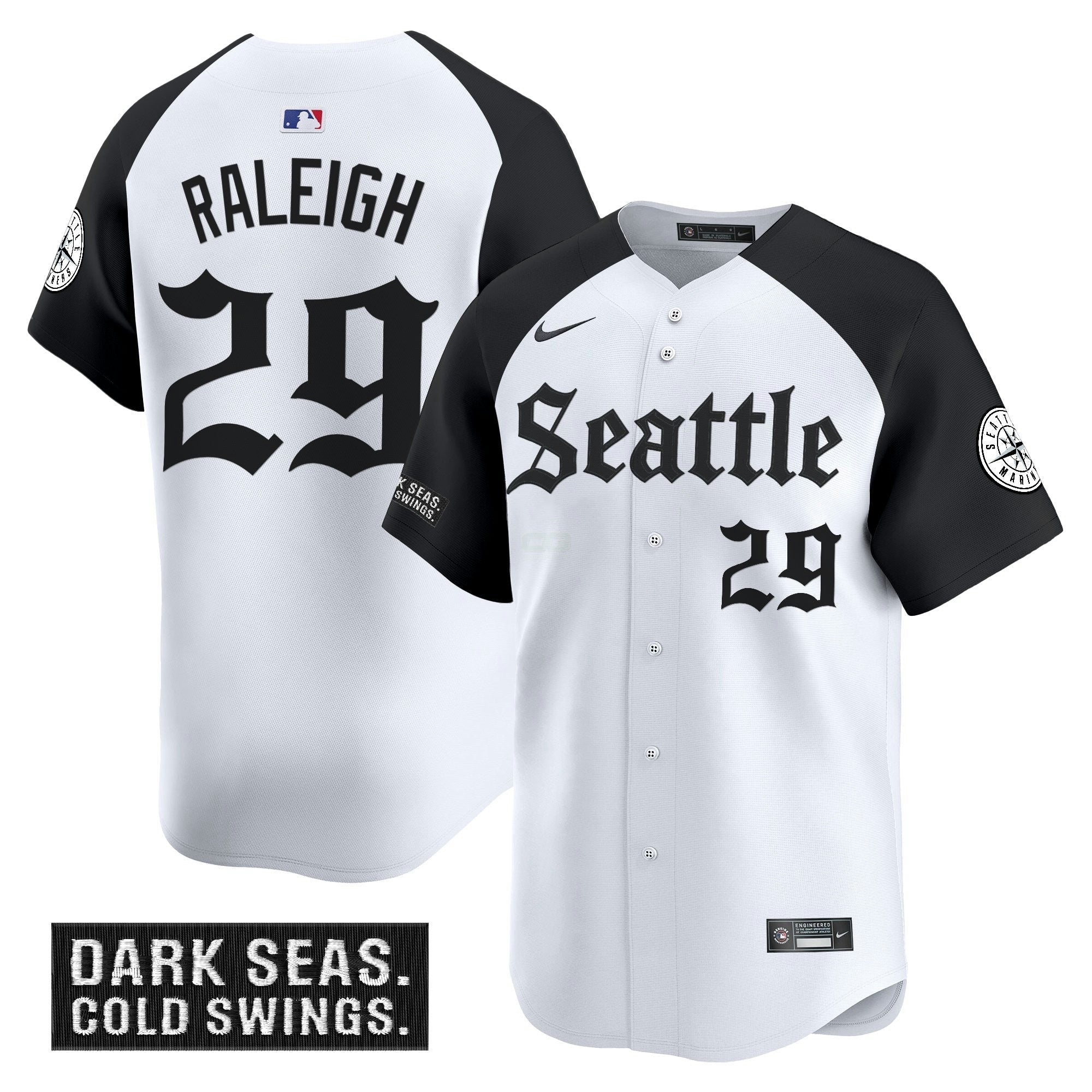 Camisa MLB Men’s Seattle ‘Deep Sea Gothic Edition’ Vapor Premier Limited Jersey