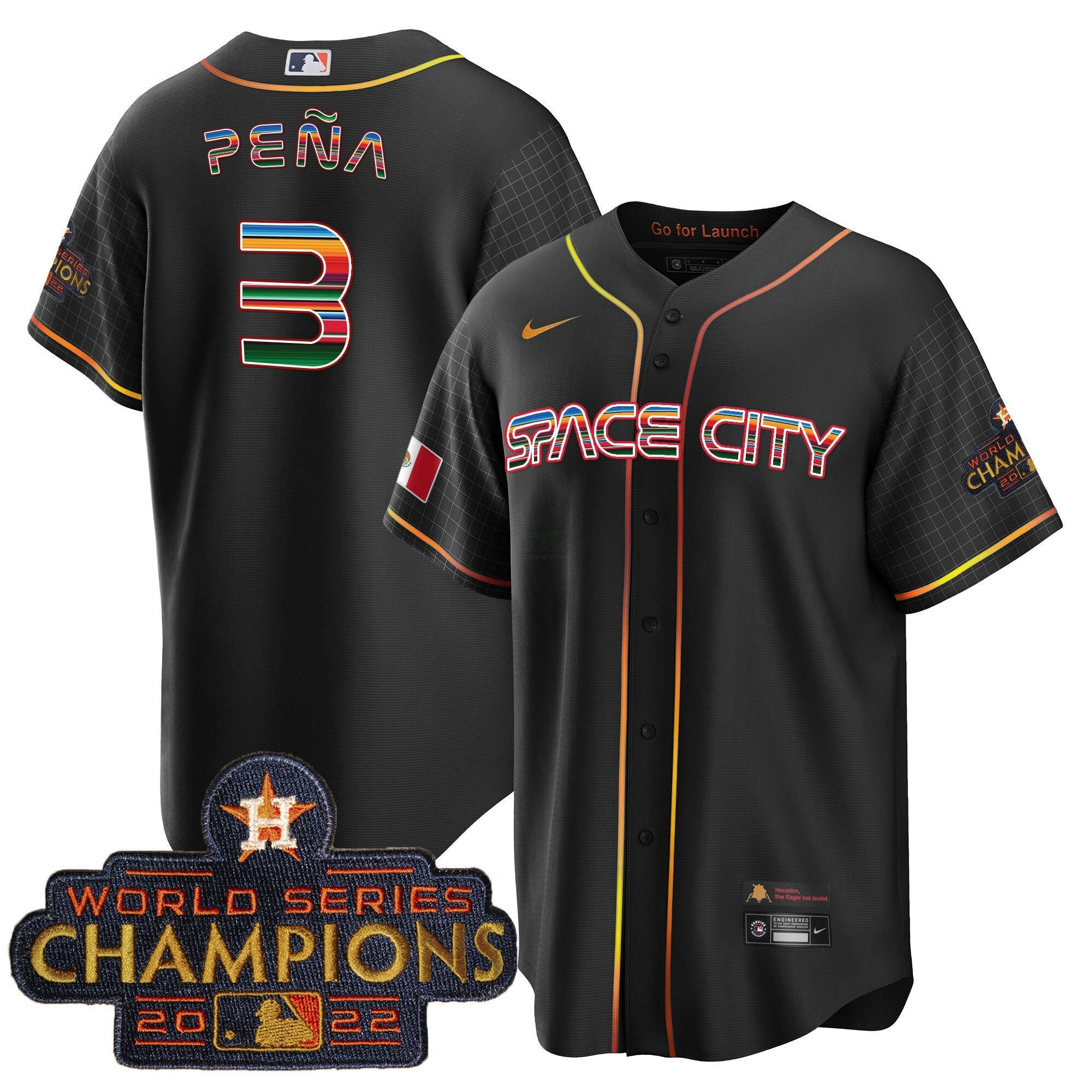 Camisa MLB Men’s Space City Mexico Cool Base Jersey