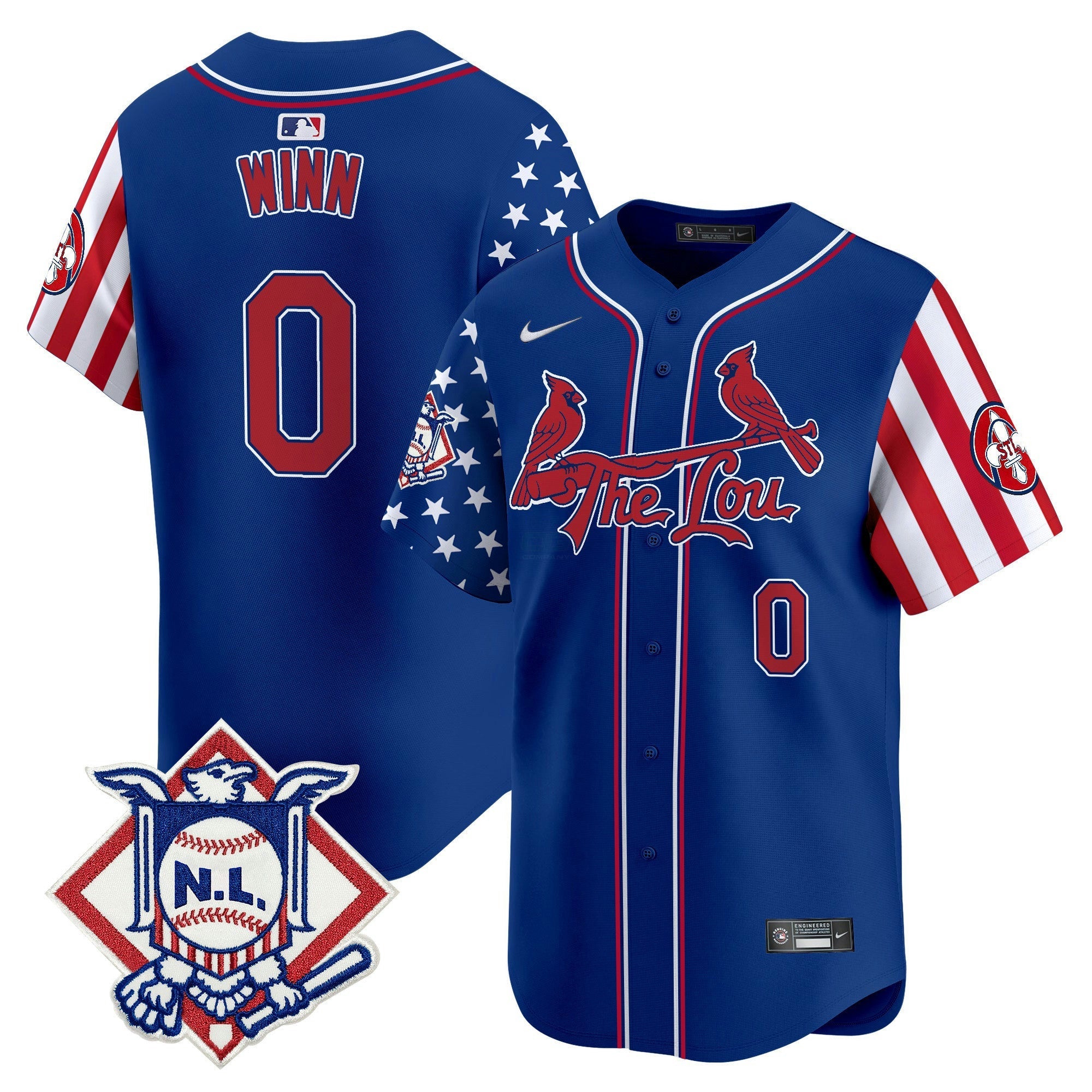 Camisa MLB Men’s St. Louis 2024 Fourth of July Vapor Premier Limited Jersey