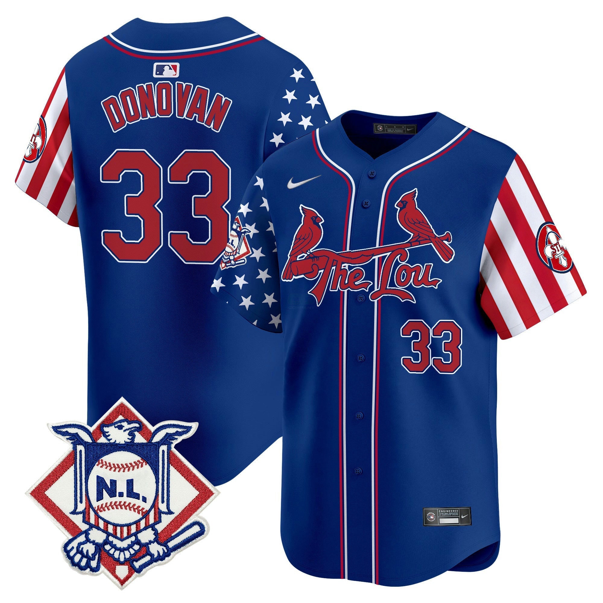 Camisa MLB Men’s St. Louis 2024 Fourth of July Vapor Premier Limited Jersey