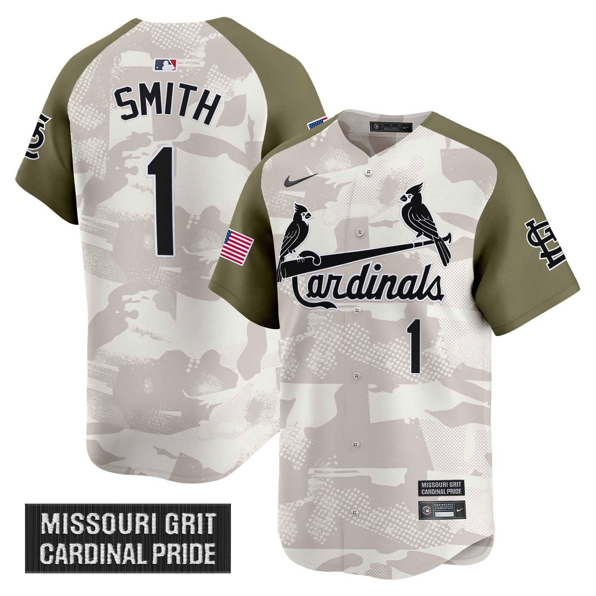 Camisa MLB Men’s St. Louis 2025 Armed Forces Day Vapor Premier Limited Jersey