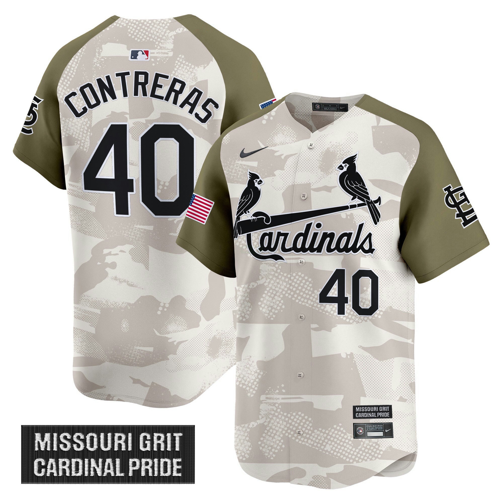 Camisa MLB Men’s St. Louis 2025 Armed Forces Day Vapor Premier Limited Jersey