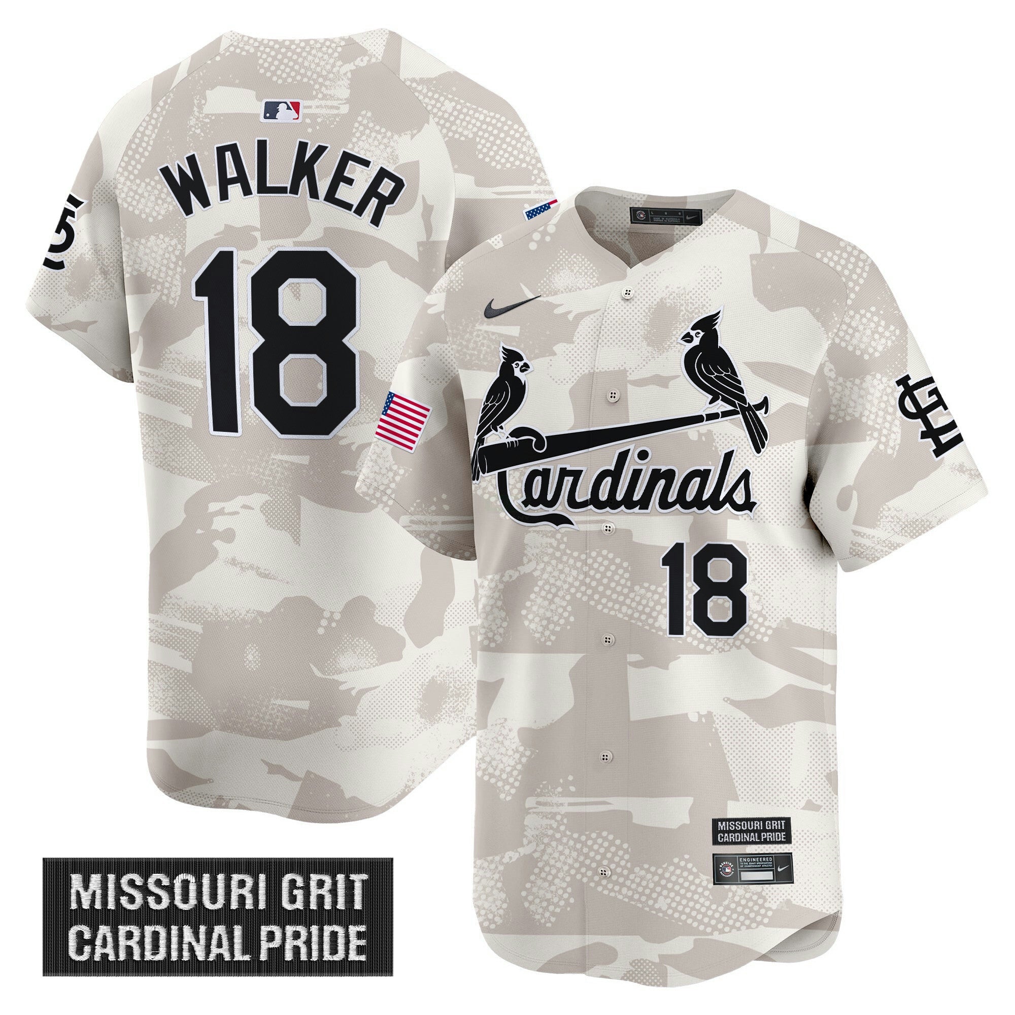 Camisa MLB Men’s St. Louis 2025 Armed Forces Day Vapor Premier Limited Jersey