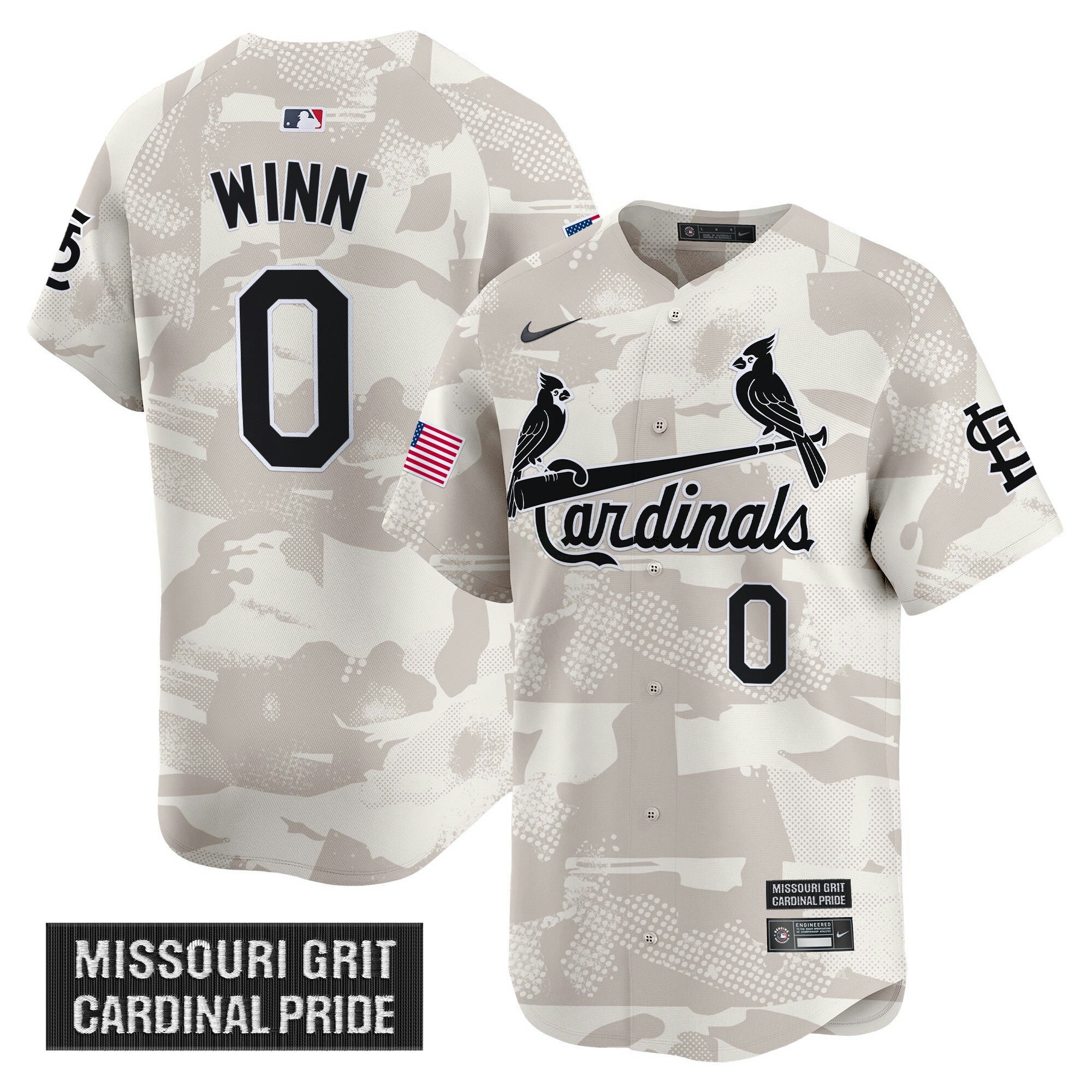 Camisa MLB Men’s St. Louis 2025 Armed Forces Day Vapor Premier Limited Jersey
