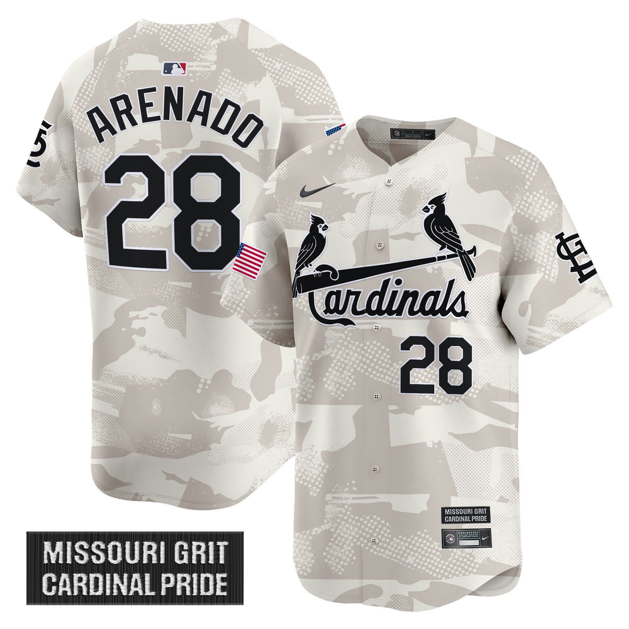 Camisa MLB Men’s St. Louis 2025 Armed Forces Day Vapor Premier Limited Jersey