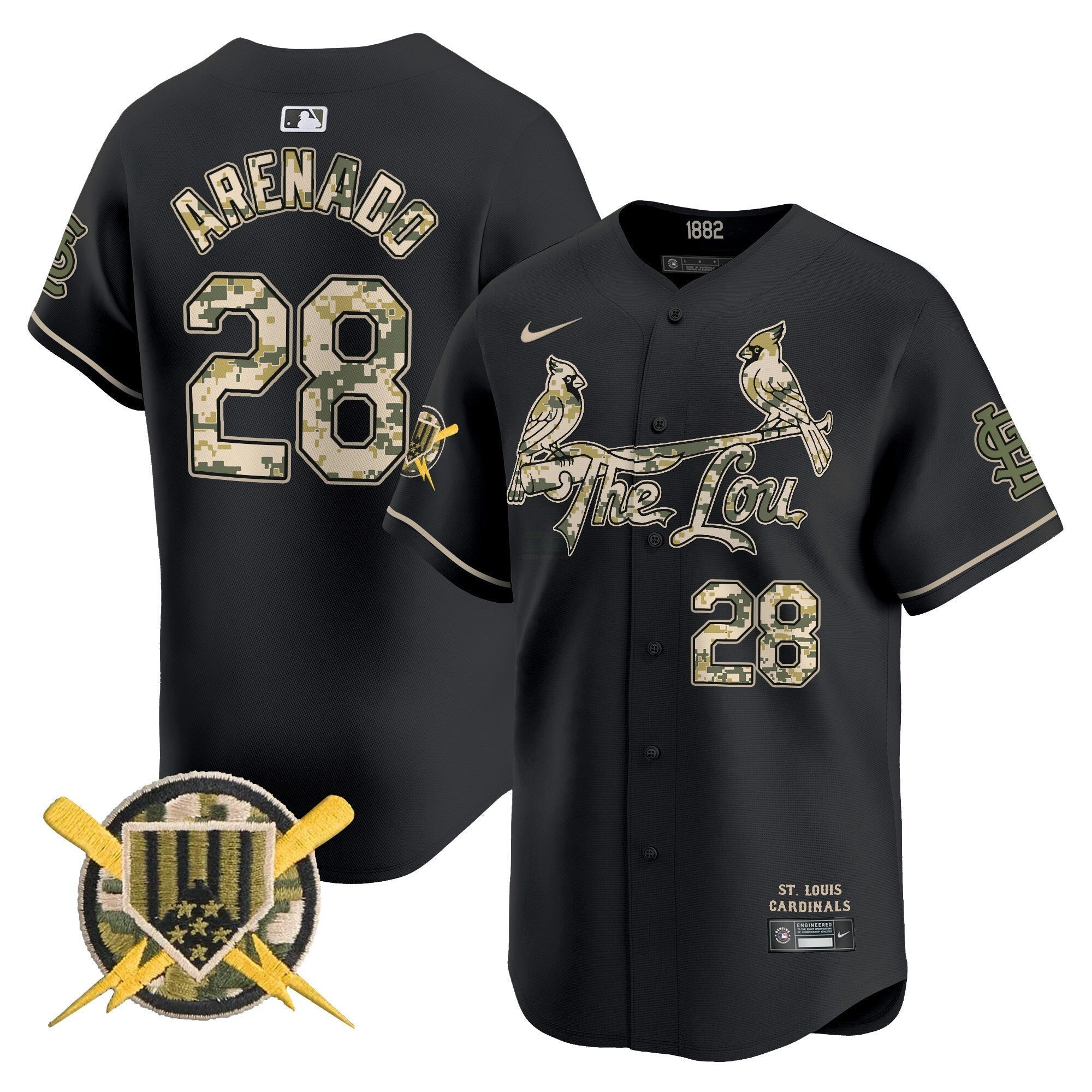 Camisa MLB Men’s St. Louis Armed Forces Day Vapor Premier Limited Jersey
