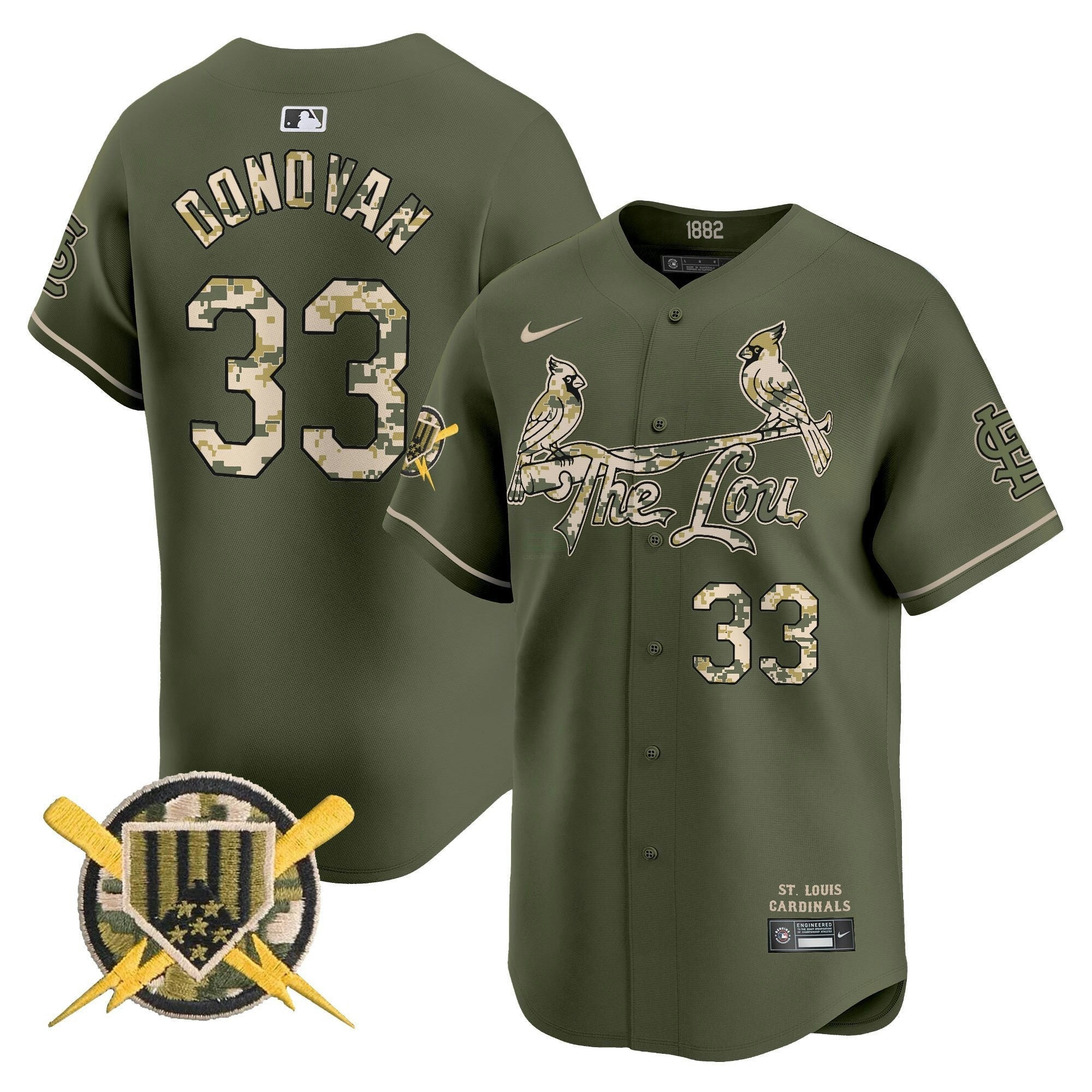Camisa MLB Men’s St. Louis Armed Forces Day Vapor Premier Limited Jersey