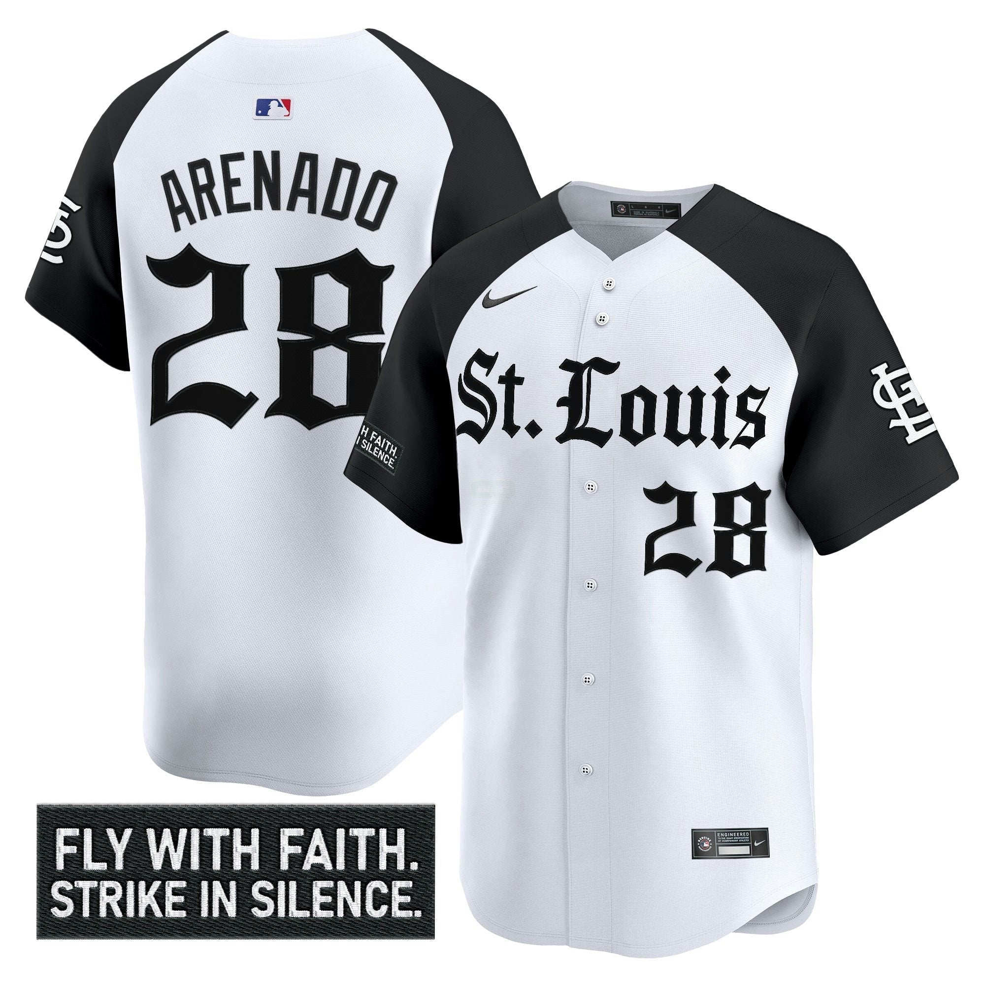 Camisa MLB Men’s St. Louis ‘Gothic Legacy Edition’ Vapor Premier Limited Jersey
