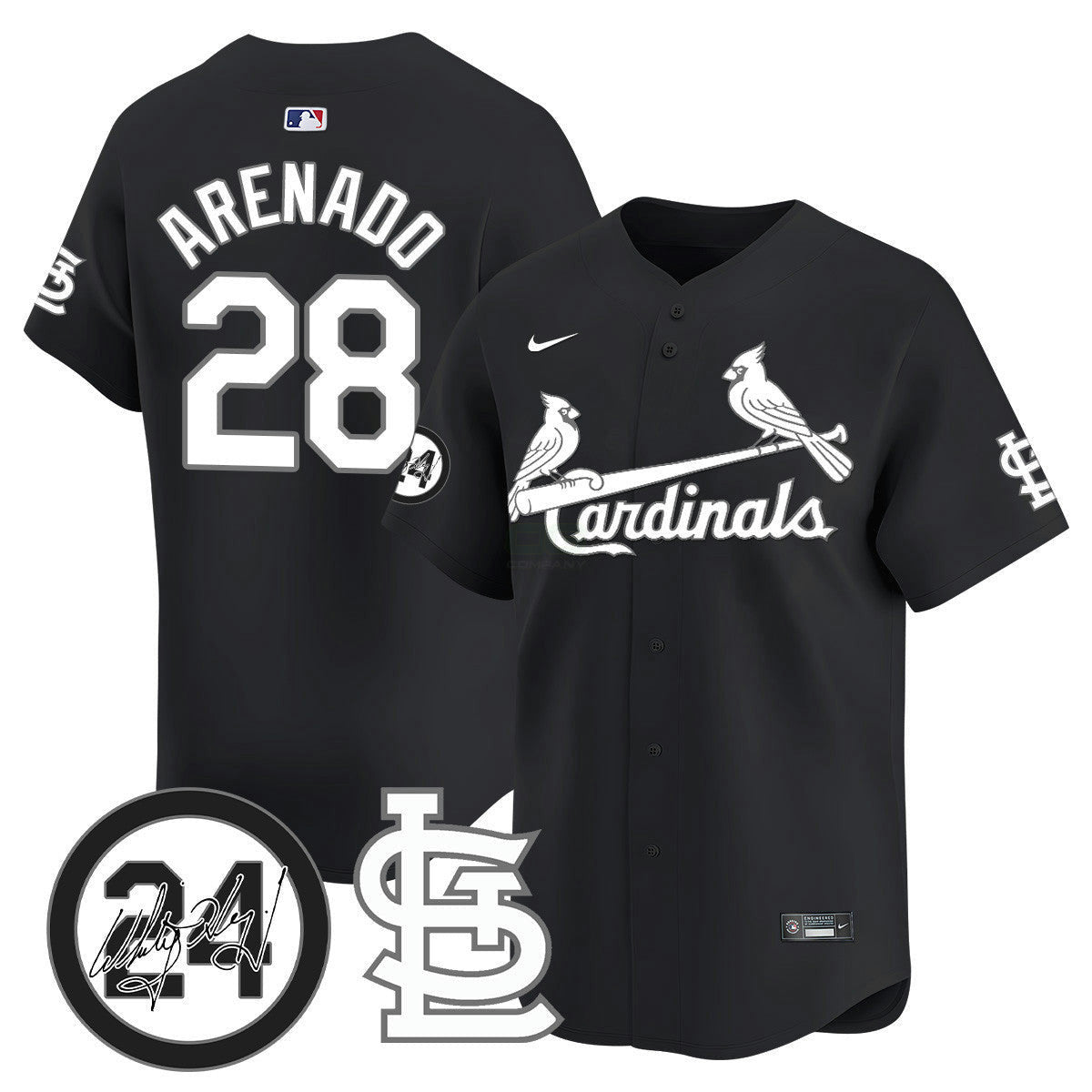 Camisa MLB Men’s St. Louis Memorial Vapor Premier Limited Jersey