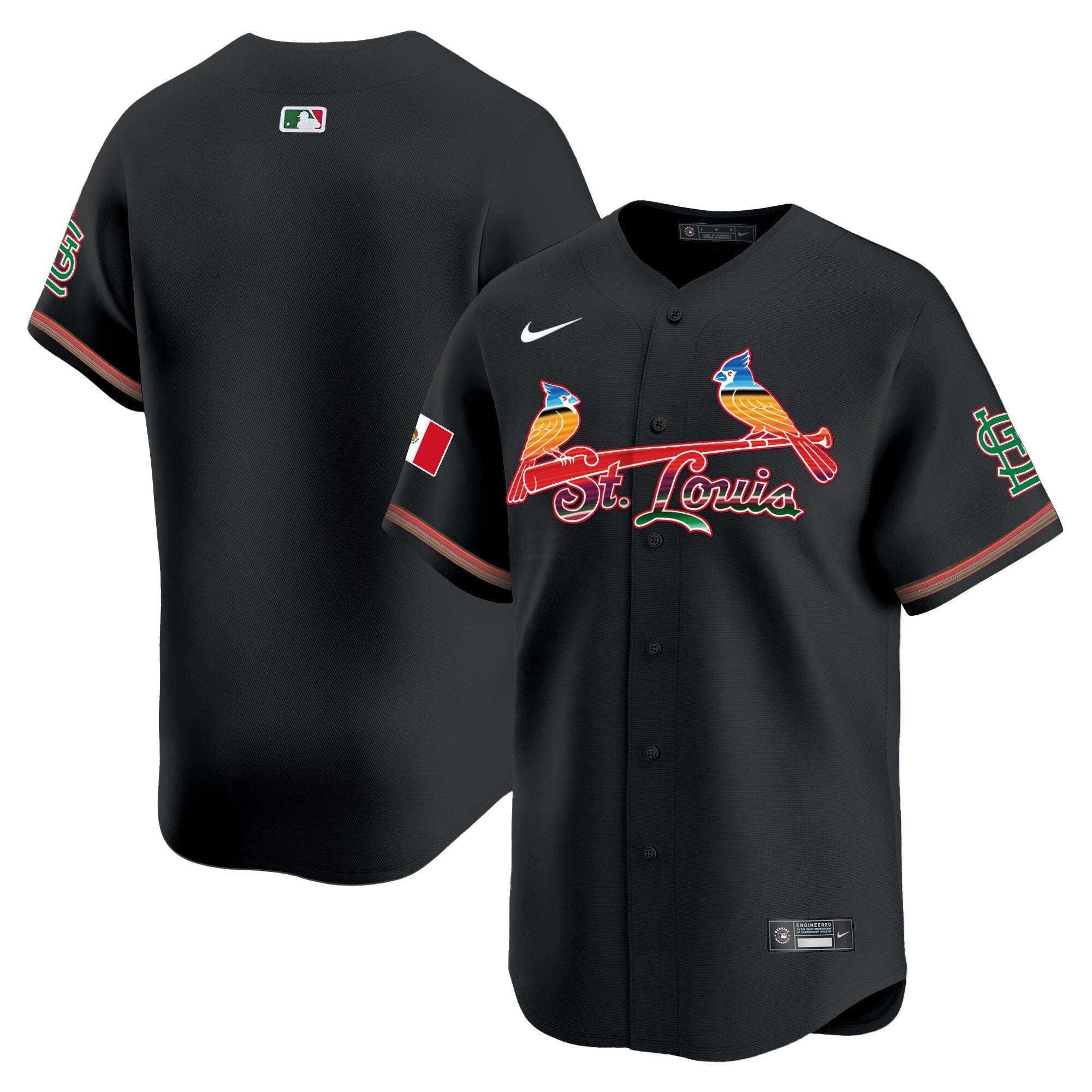 Camisa MLB Men’s St. Louis Mexico Vapor Premier Limited Jersey
