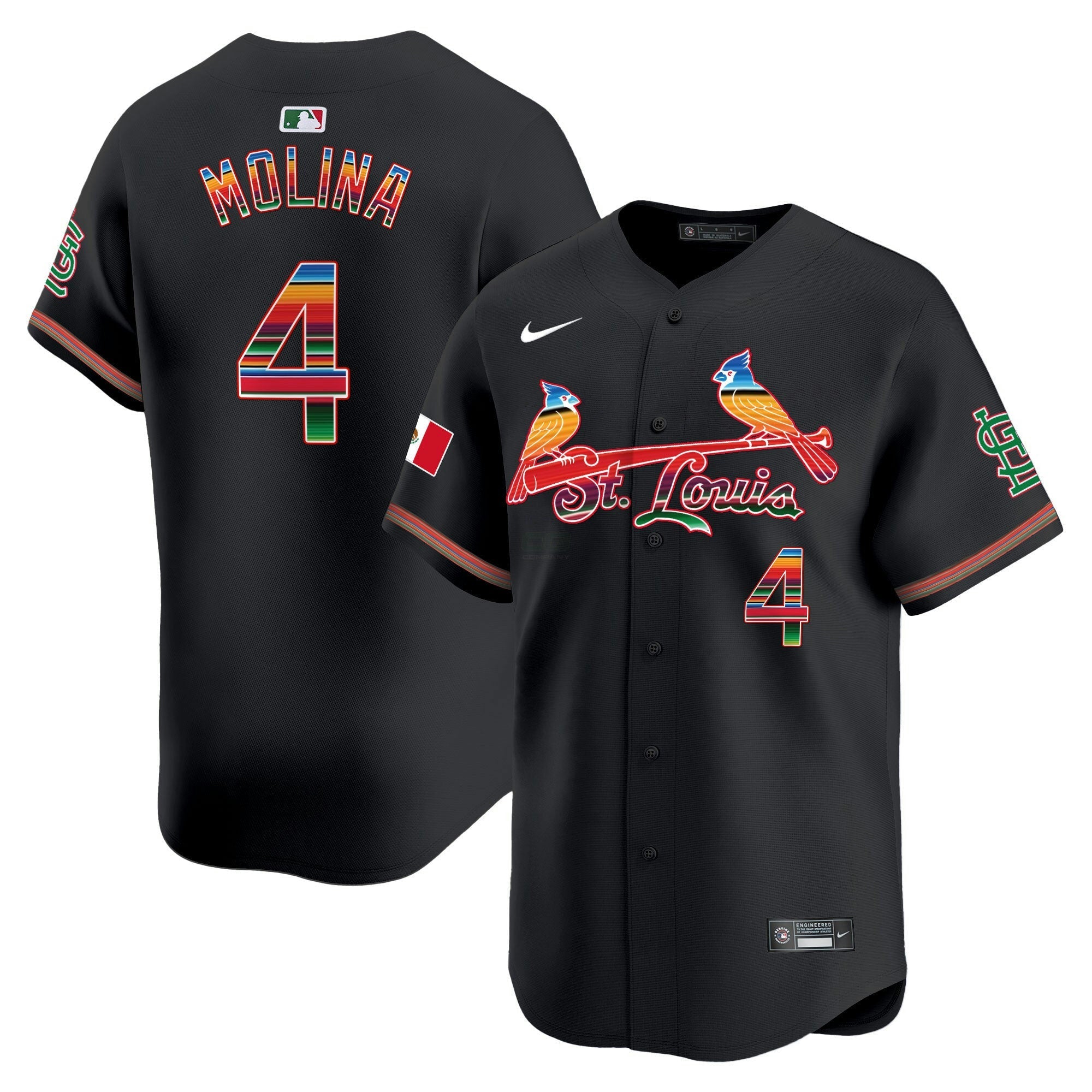 Camisa MLB Men’s St. Louis Mexico Vapor Premier Limited Jersey