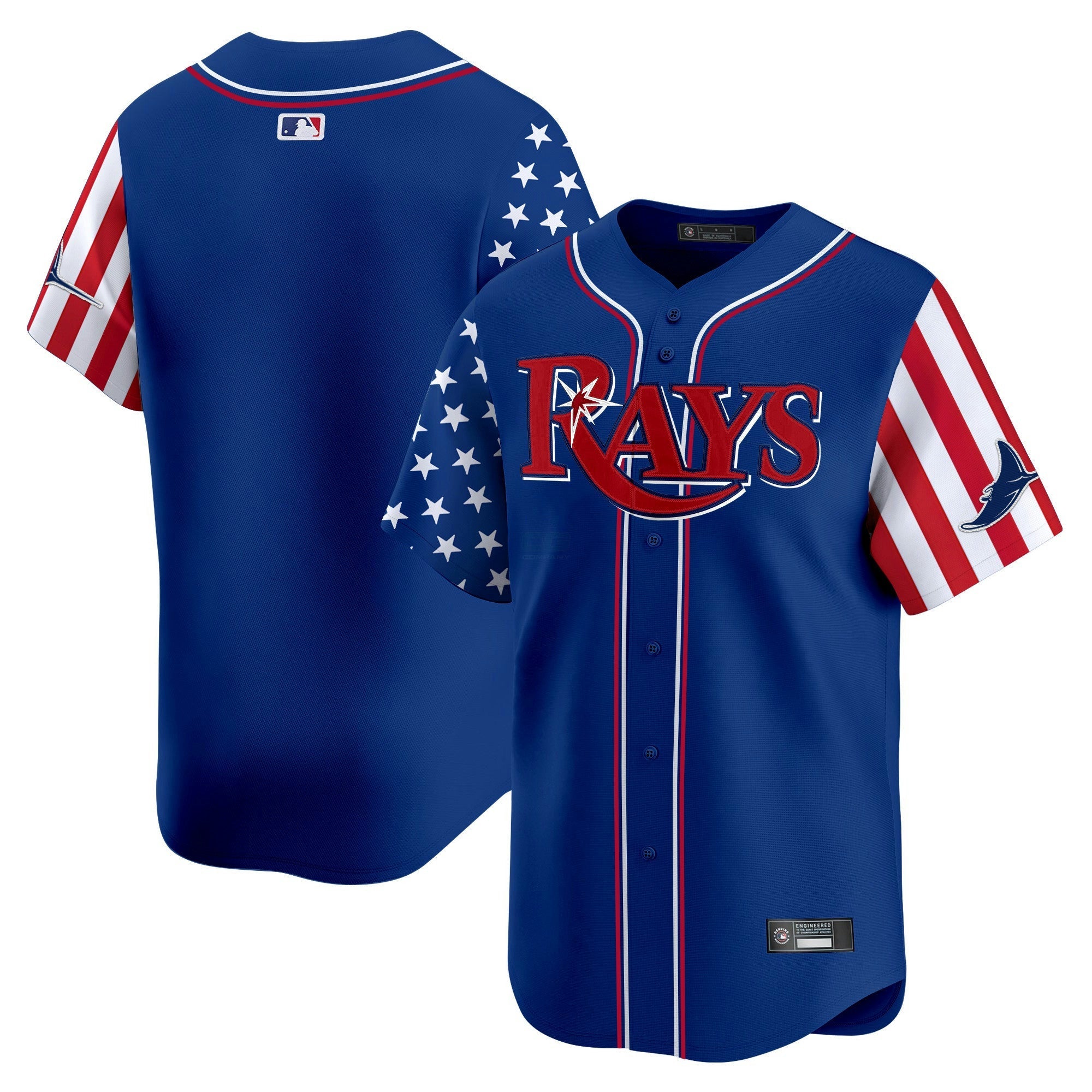 Camisa MLB Men’s Tampa Bay 2025 Independence Day Vapor Premier Limited Jersey