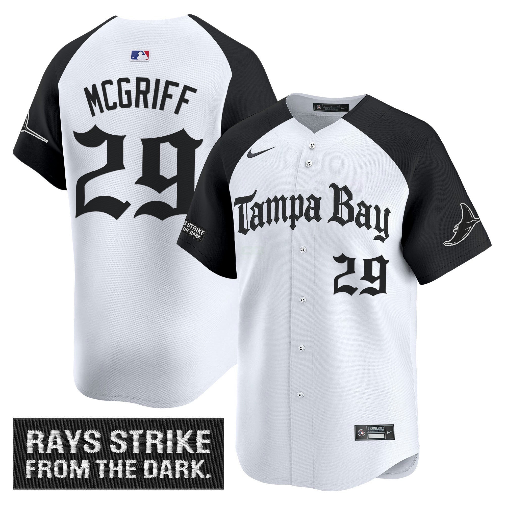 Camisa MLB Men’s Tampa Bay ‘Gothic Deepwater Edition’ Vapor Premier Limited Jersey