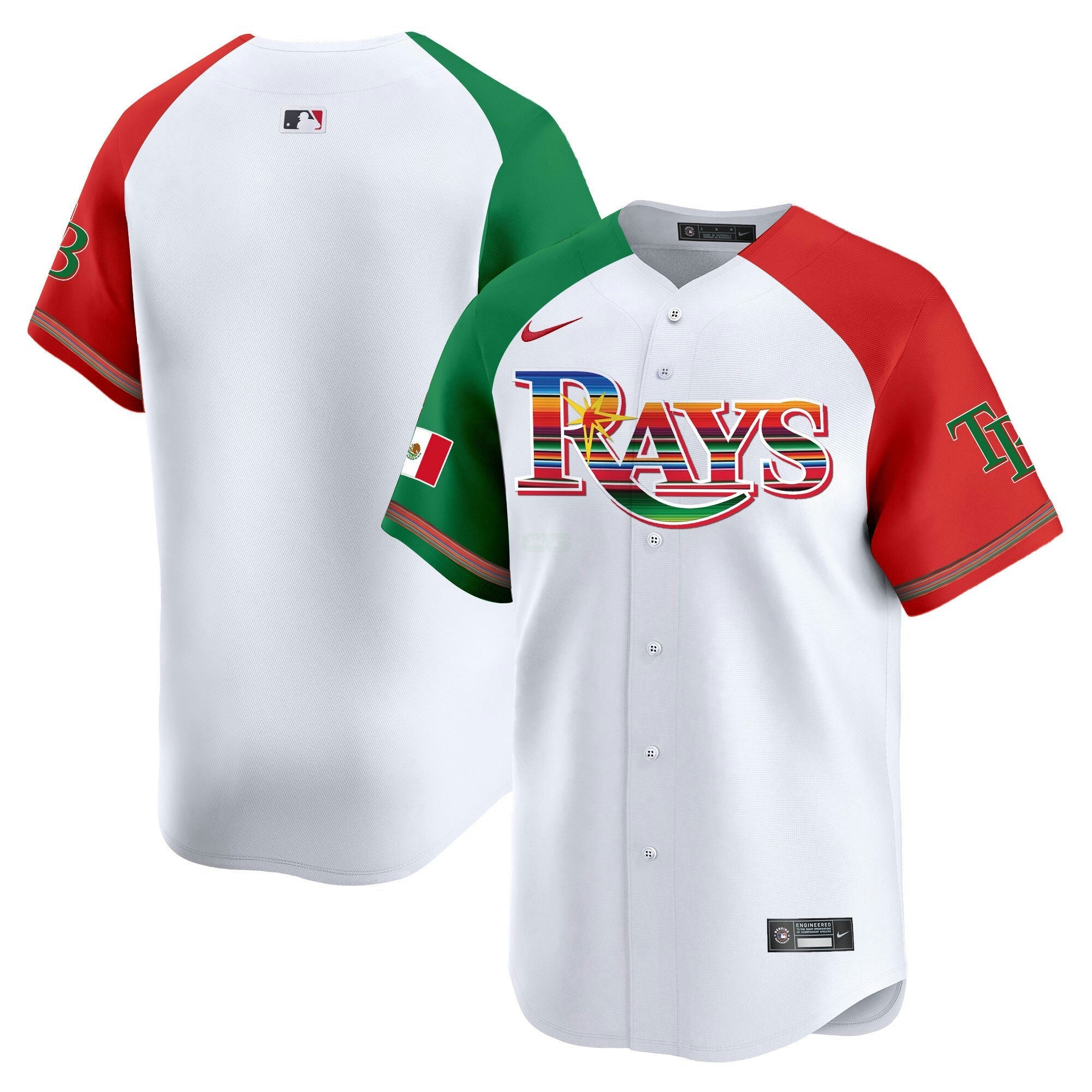 Camisa MLB Men’s Tampa Bay Mexico Vapor Premier Limited Jersey