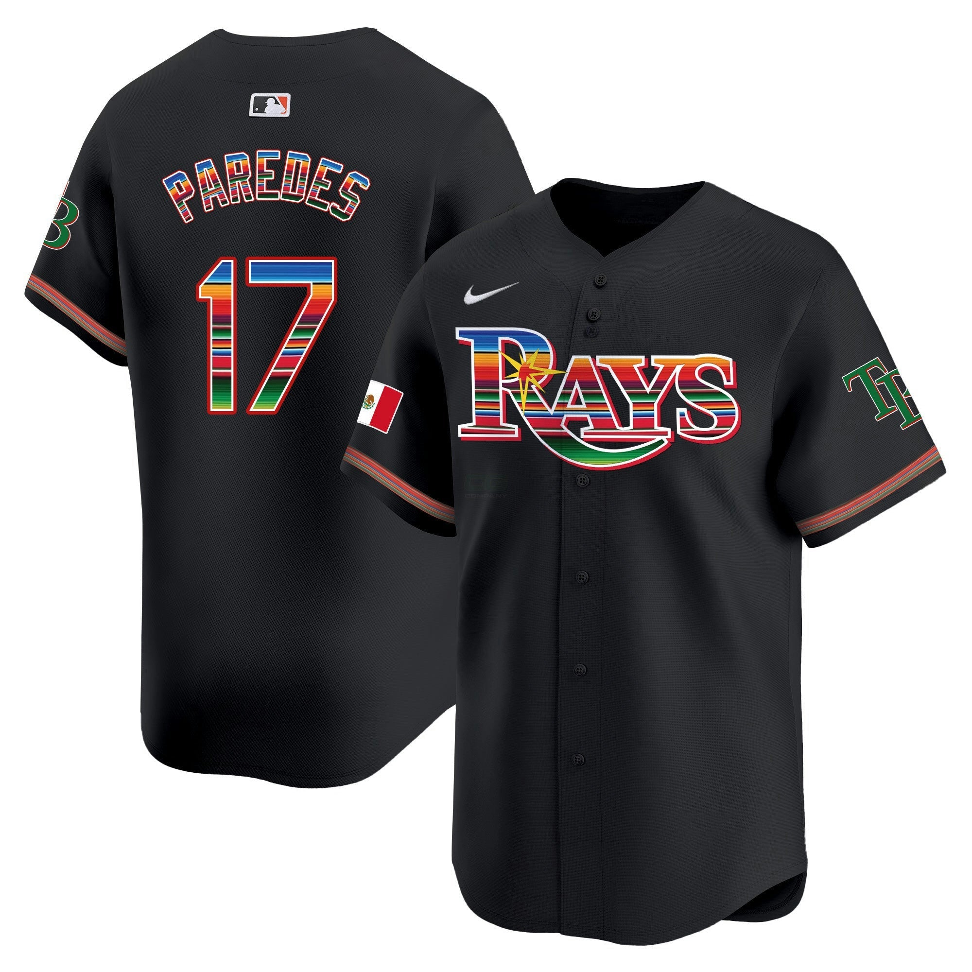 Camisa MLB Men’s Tampa Bay Mexico Vapor Premier Limited Jersey