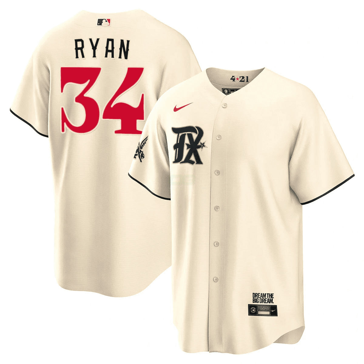 Camisa MLB Men’s Texas 2023 City Connect Collection V2 Jersey
