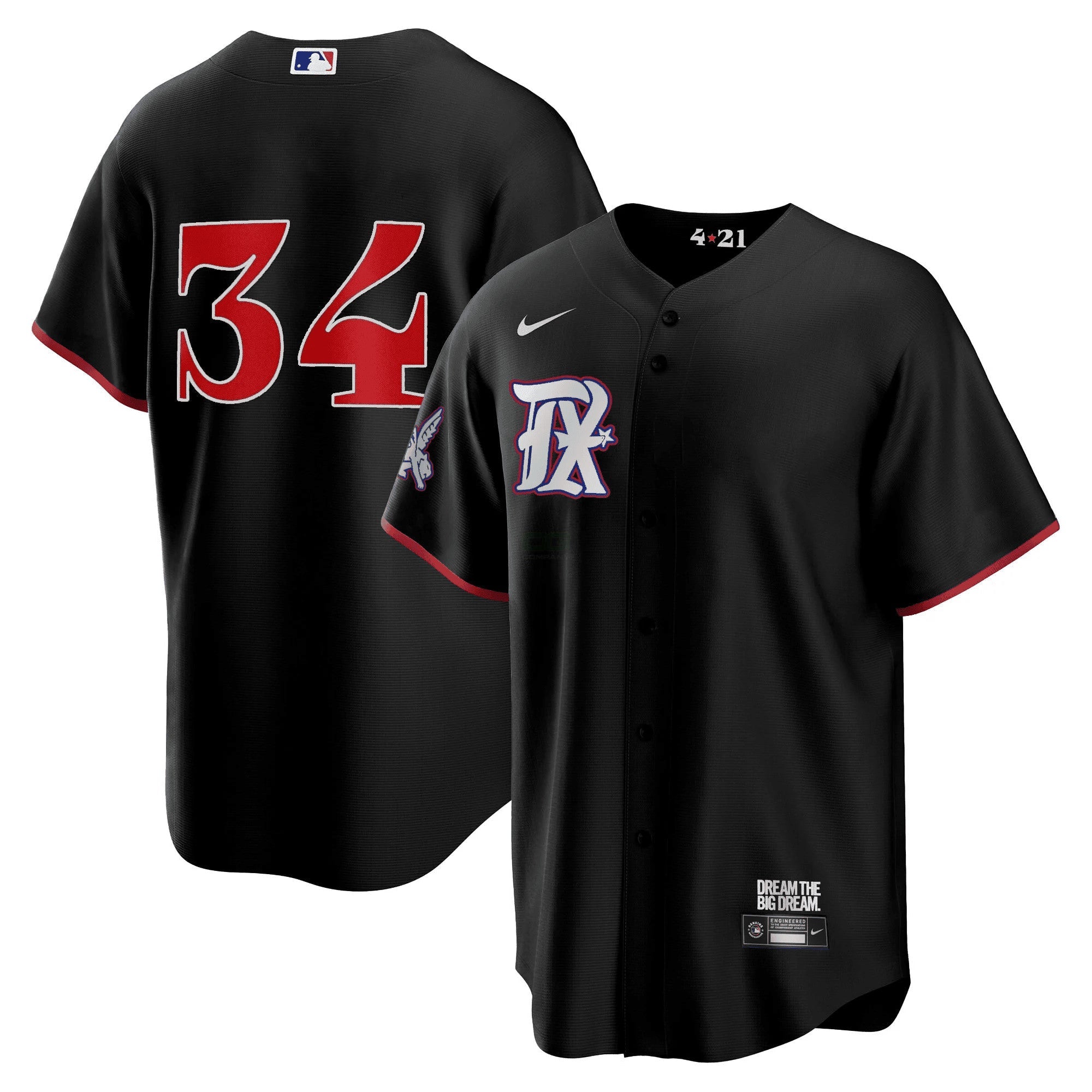 Camisa MLB Men’s Texas 2023 City Connect Collection V4 Jersey