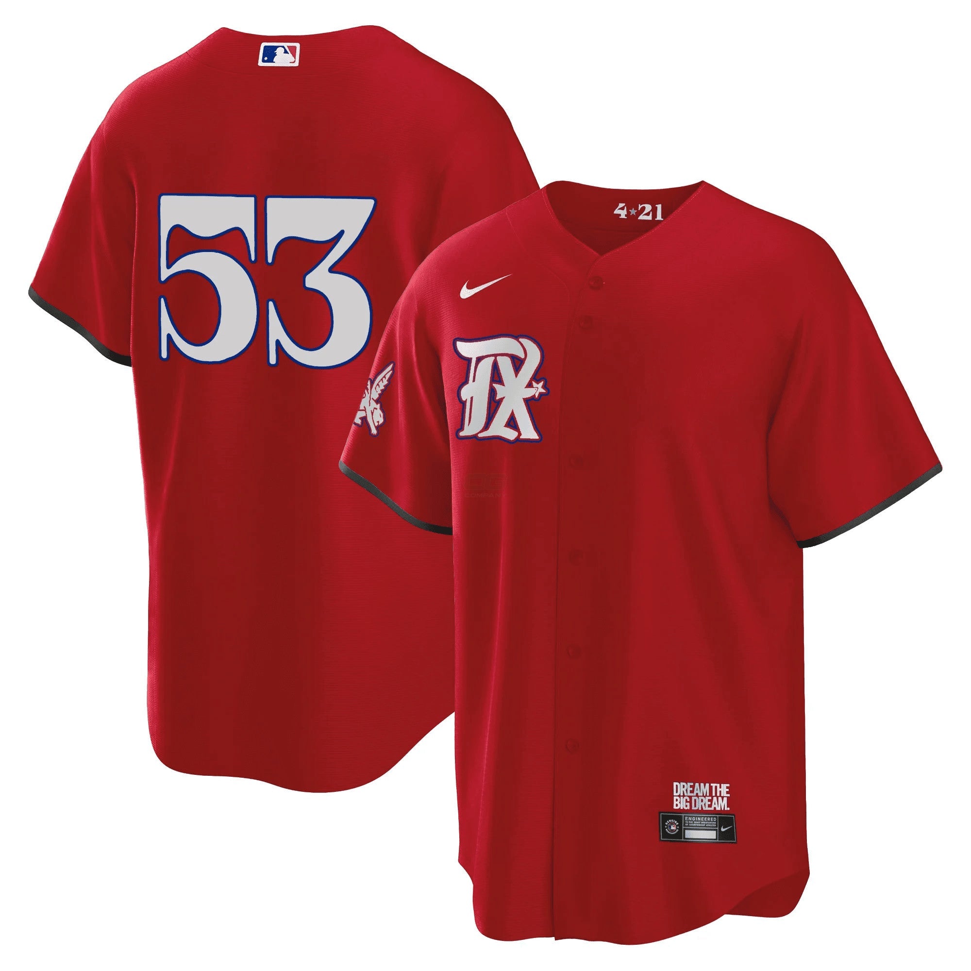 Camisa MLB Men’s Texas 2023 City Connect Collection V4 Jersey